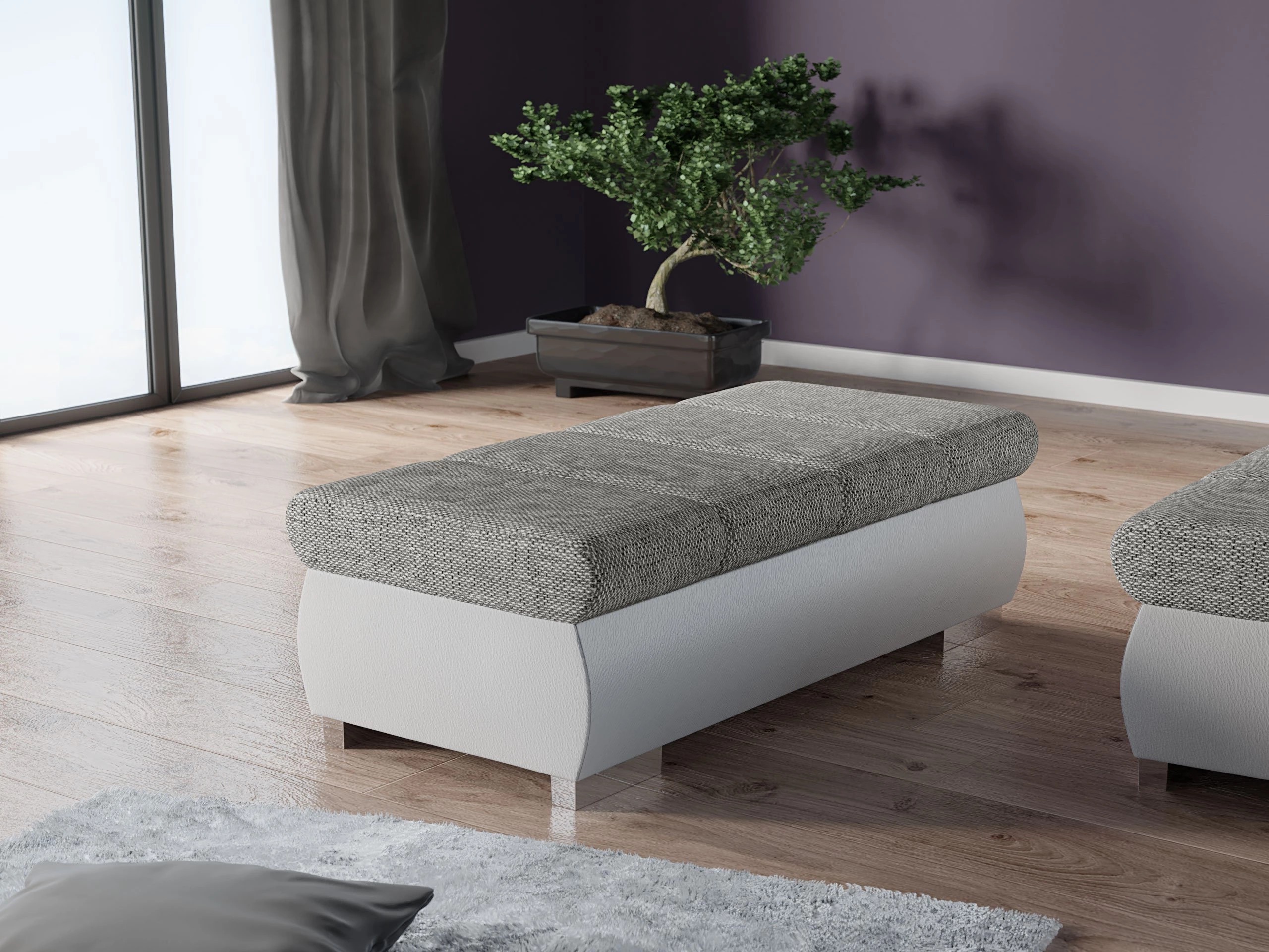 Bólstraður bekkur Comfivo Olivetum I (Soft 017 + Lawa 05)
