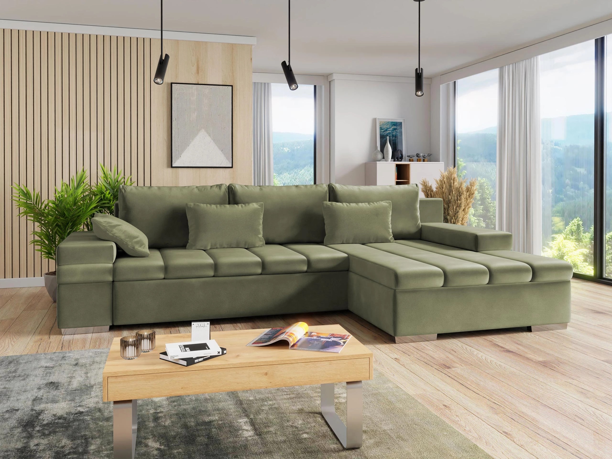 Horn­sófi Comfivo Olivetum (Hægri)