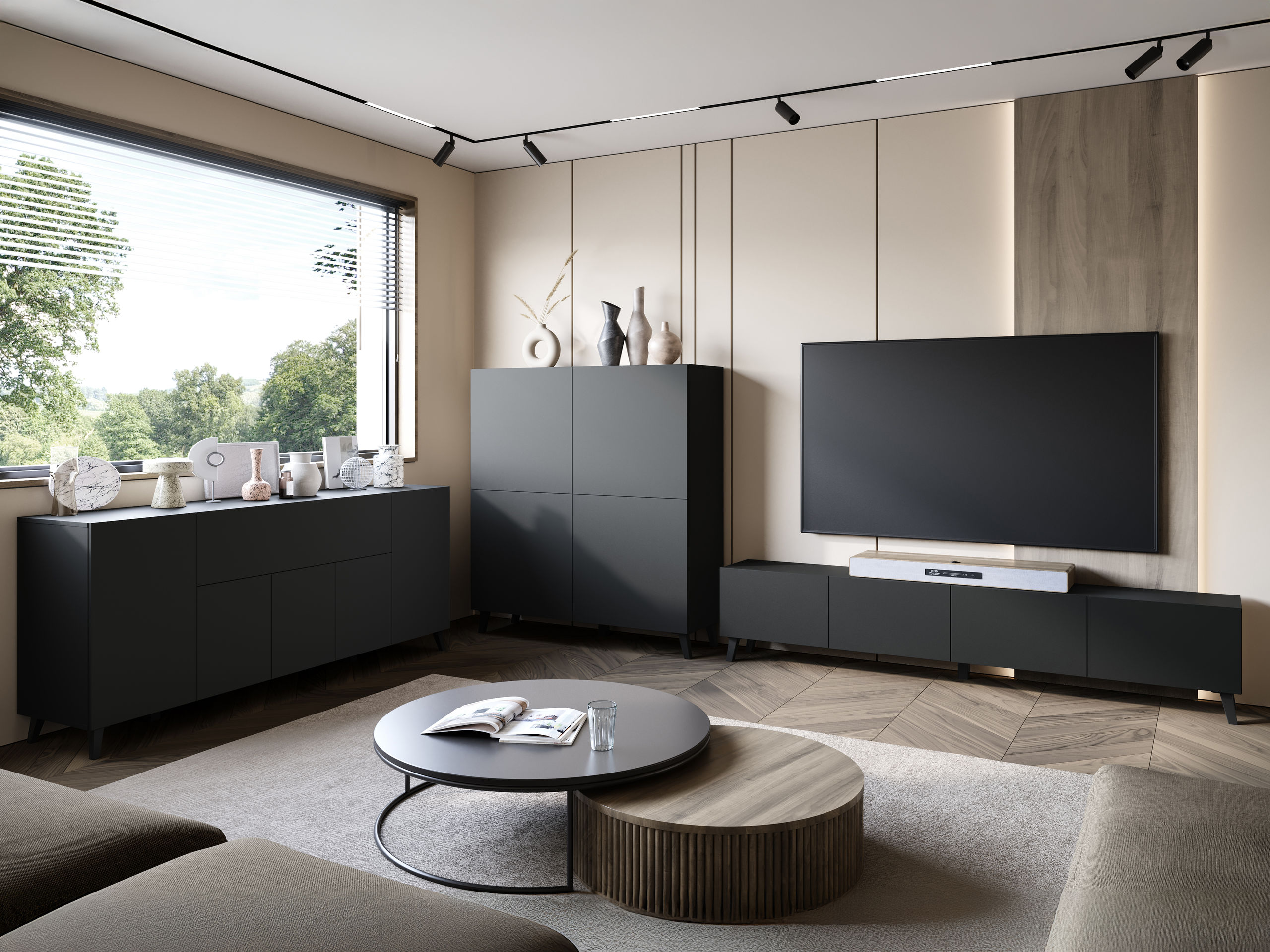 Stofusett Levtive 104 (Grafít)