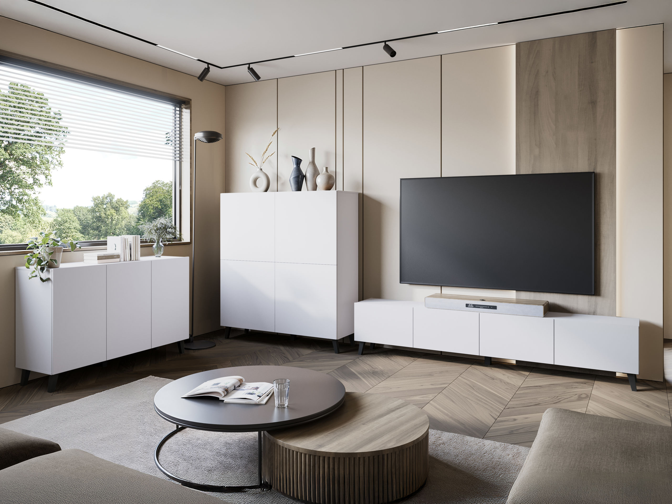 Stofusett Levtive 105 (Hvítur)