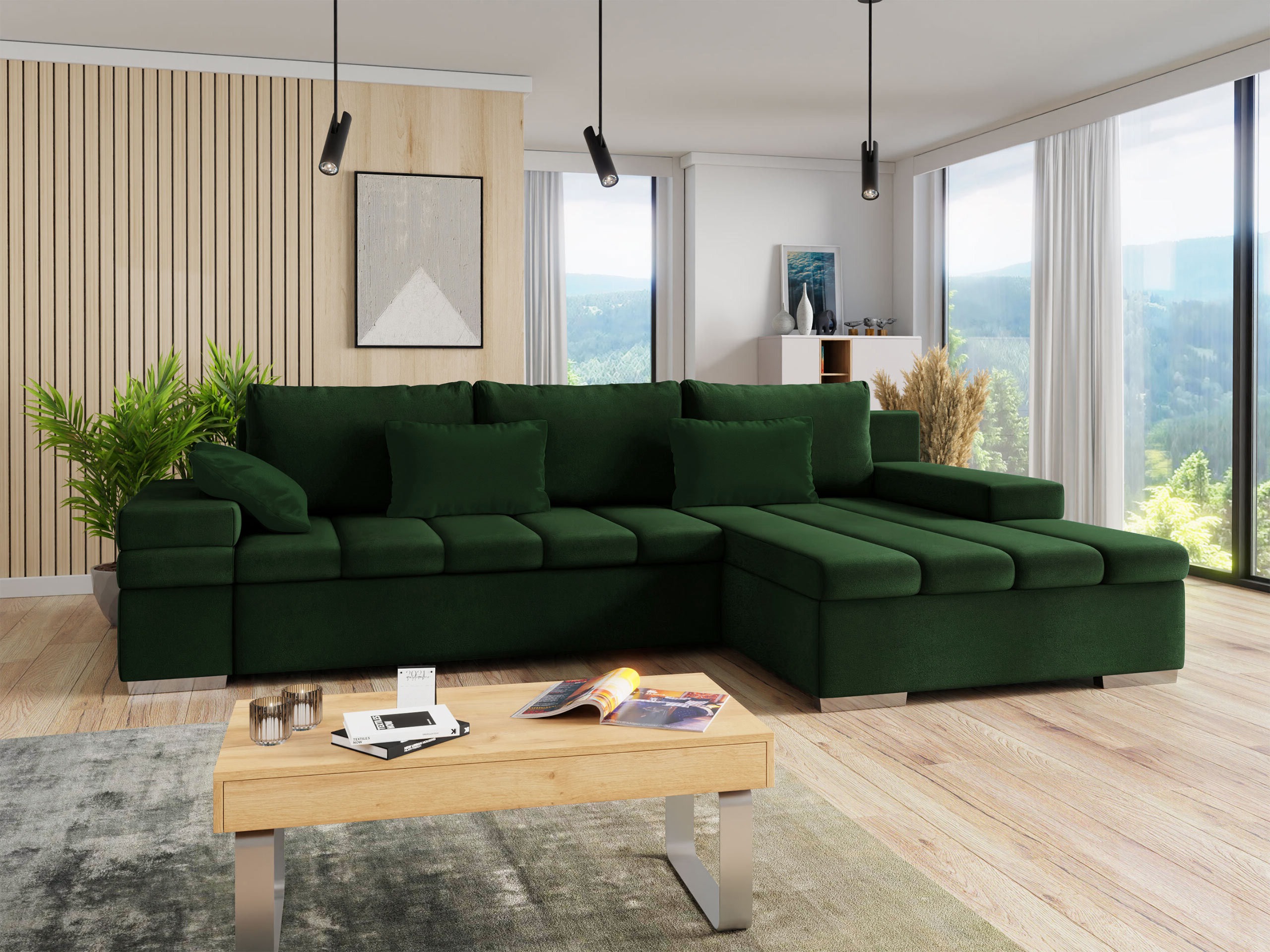 Horn­sófi Comfivo Olivetum (Hægri)