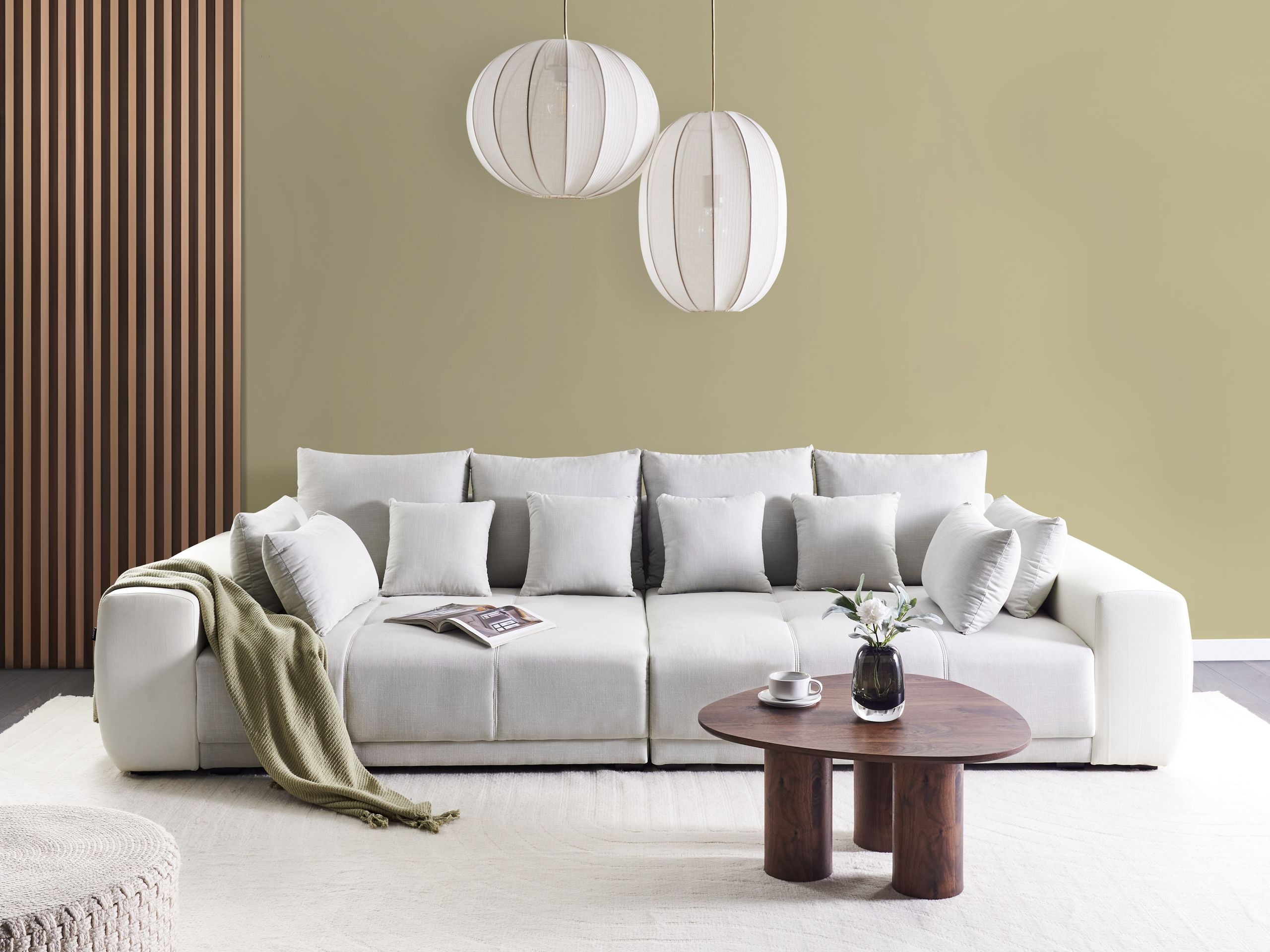 Sófi Berwyn 598 (Grár + Beige)