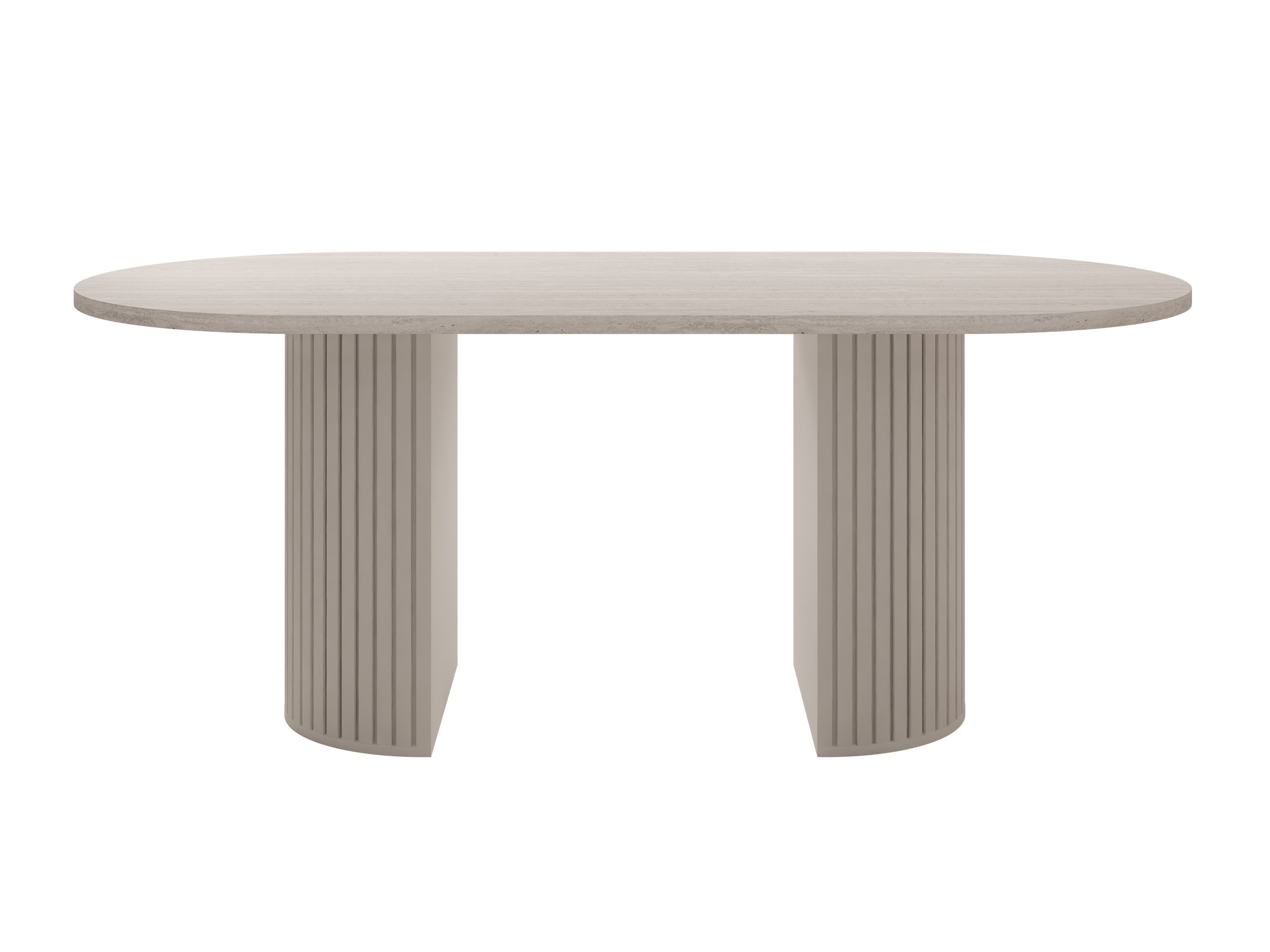 Borð Comfivo Ulma (Ljóst travertín + Beige)