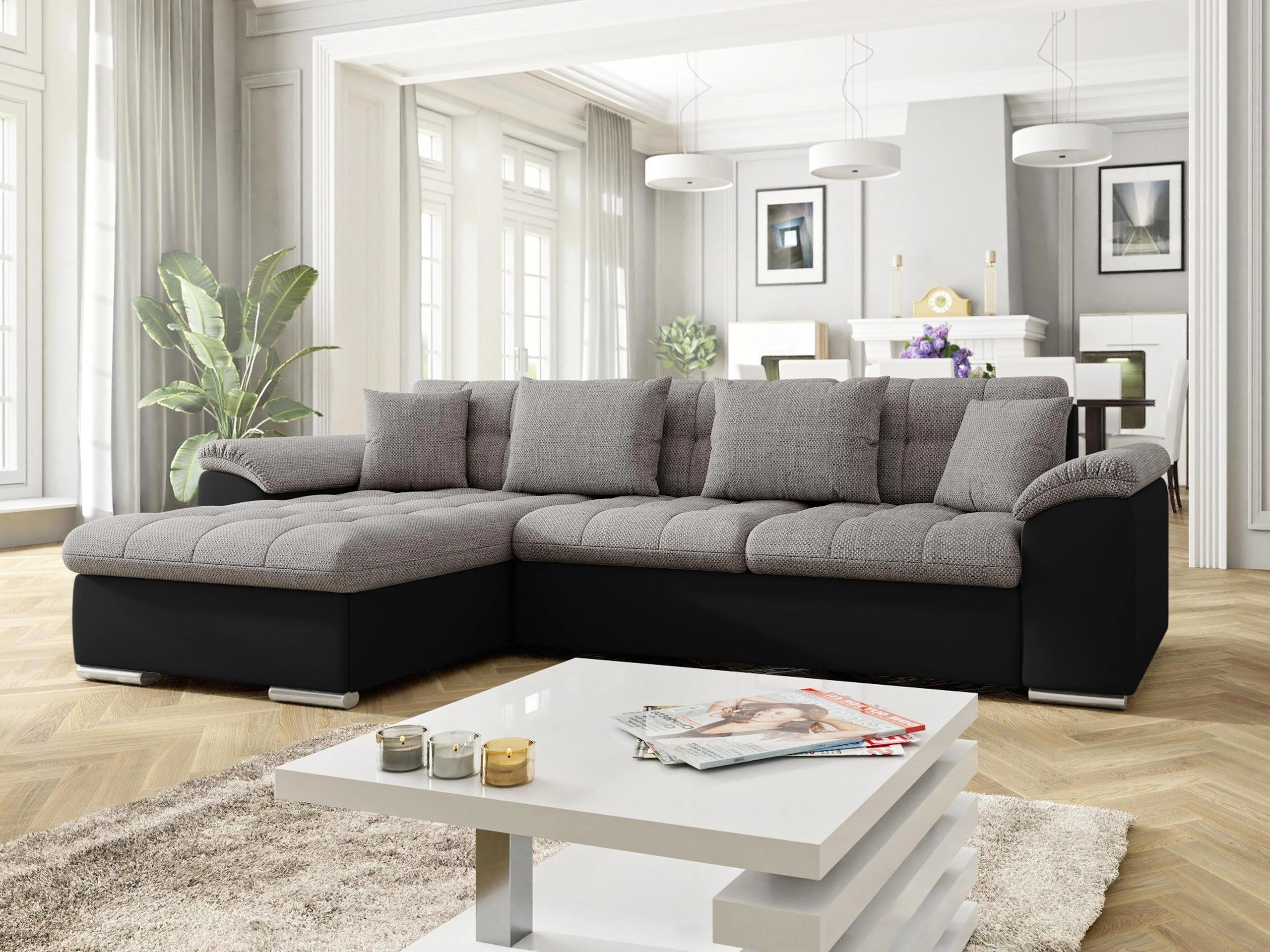 Horn­sófi Comfivo Mica (Soft 011 + Lawa 05)