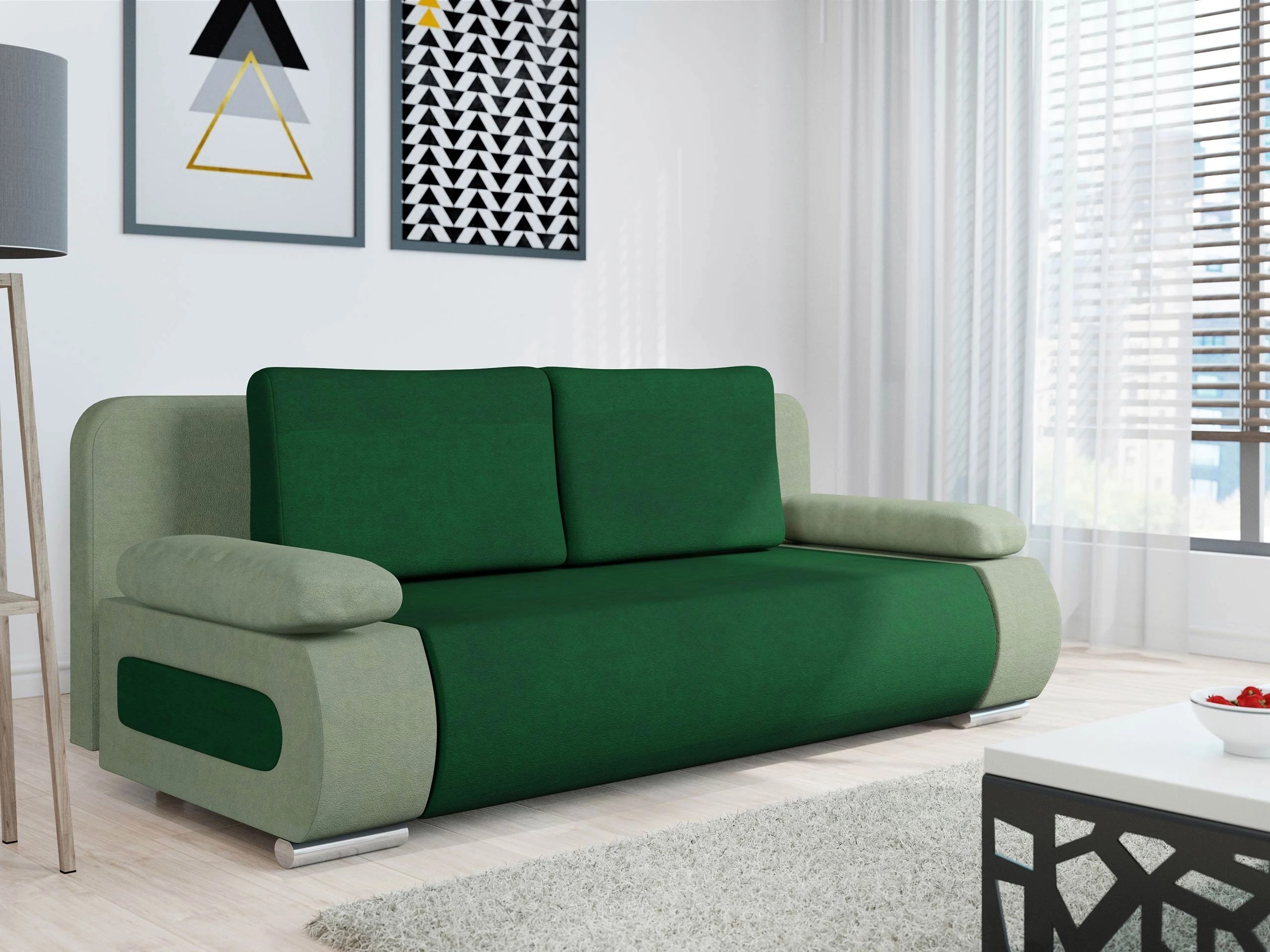 Svefnsófi Comfivo Pudor (Uttario Velvet 2954 + Uttario Velvet 2951)