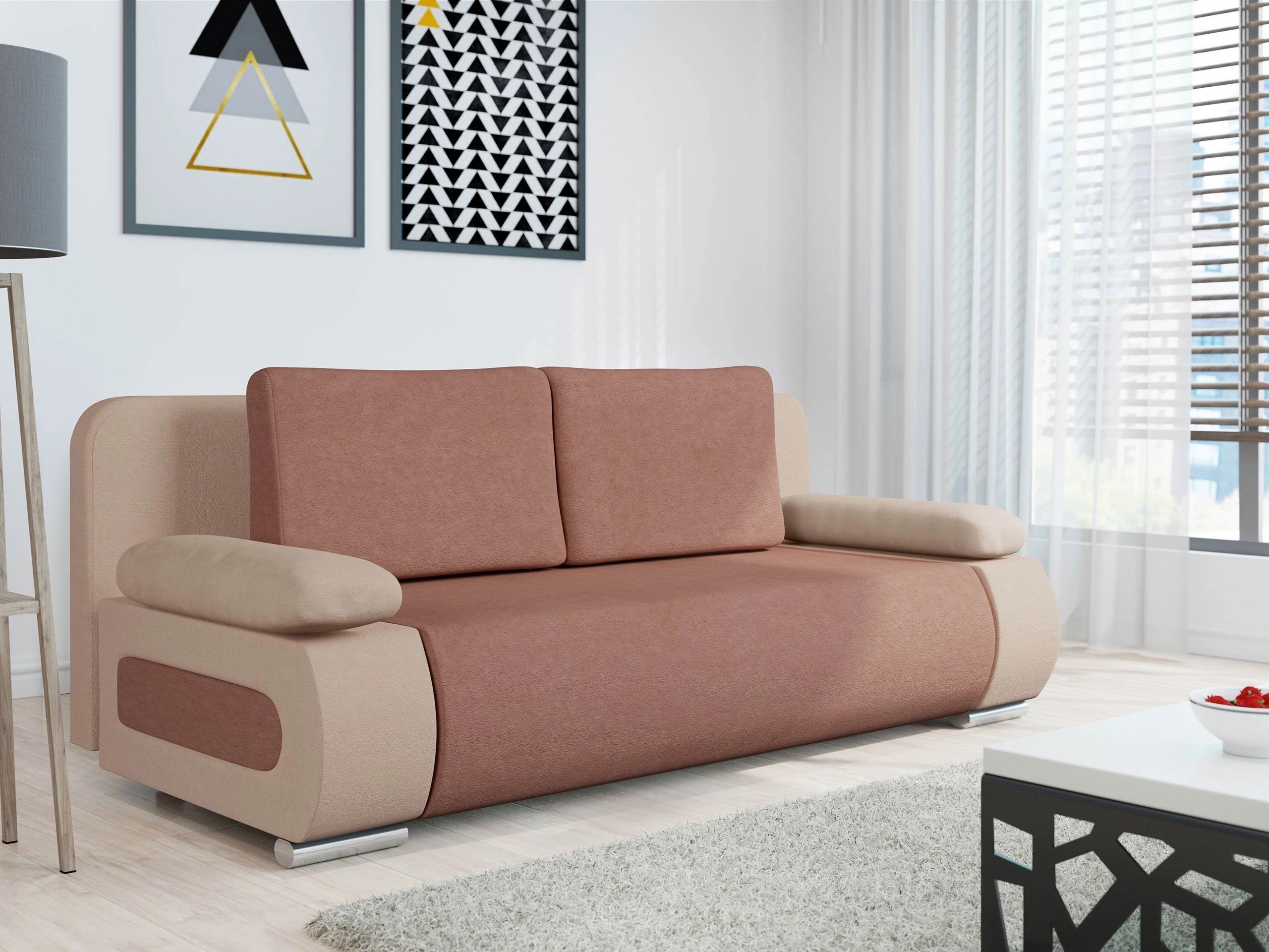 Svefnsófi Comfivo Pudor (Uttario Velvet 2956 + Uttario Velvet 2955)