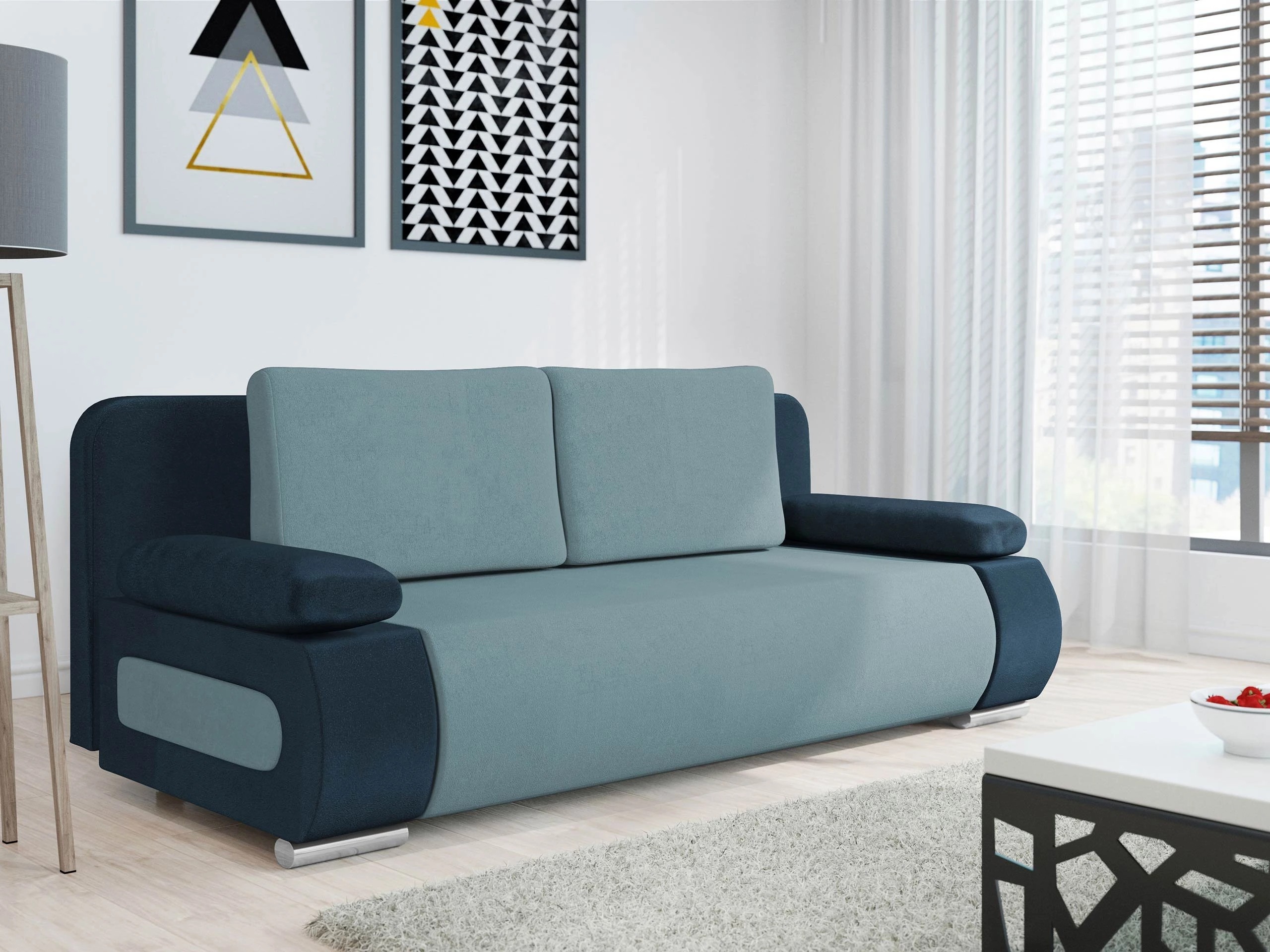 Svefnsófi Comfivo Pudor (Uttario Velvet 2967 + Uttario Velvet 2960)