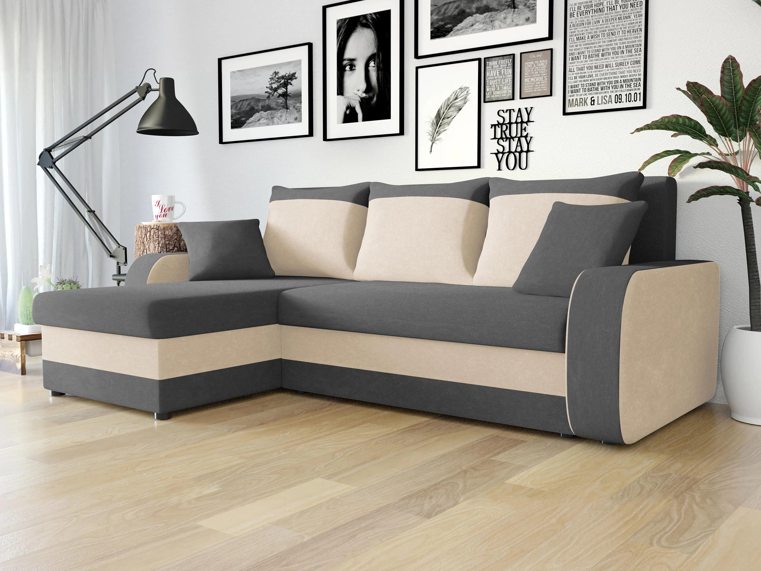 Horn­sófi Comfivo Melissa I (Mikrofaza 0027 + Mikrofaza 0031)