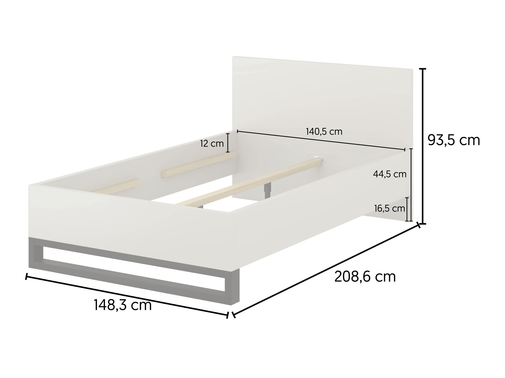 Rúm Avicavu 118 (Kasmír + Svartur)