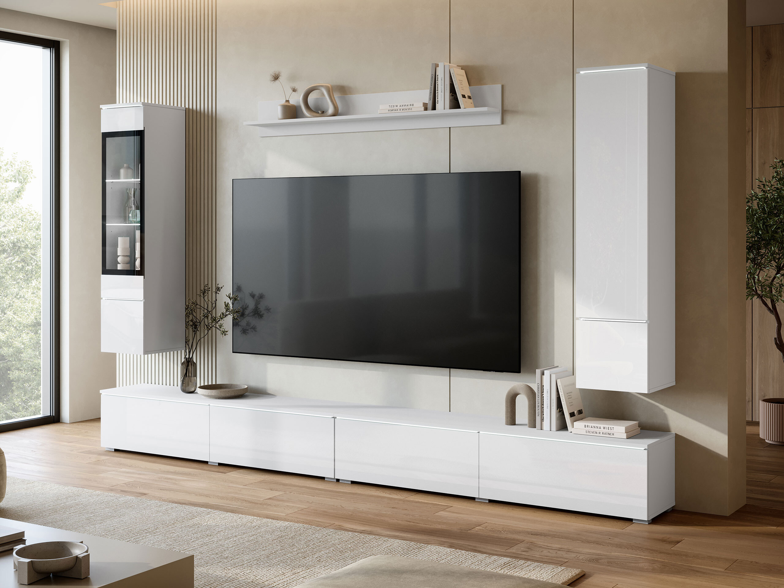 Stofusett Mirfivo 110 (Hvítur + Hvítt háglans)