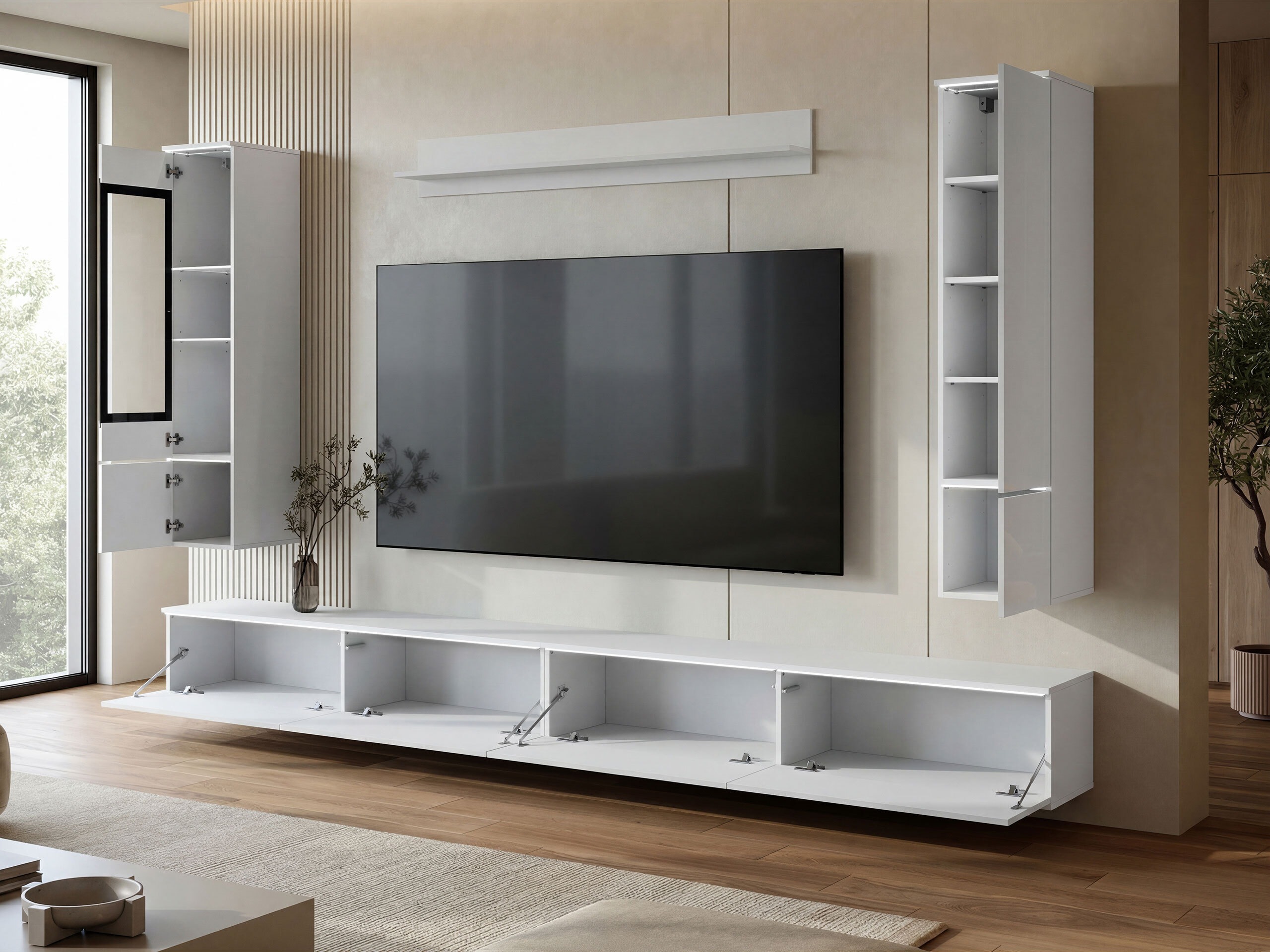 Stofusett Mirfivo 110 (Hvítur + Hvítt háglans)