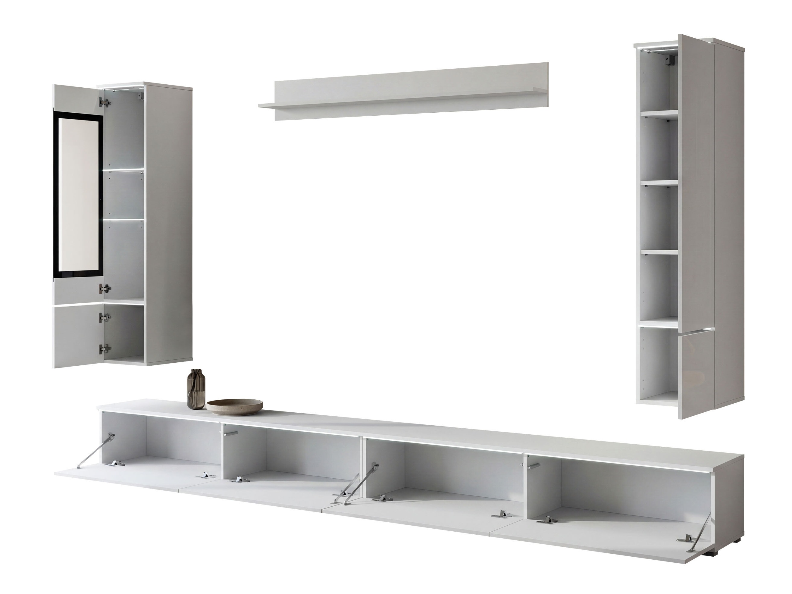 Stofusett Mirfivo 110 (Hvítur + Hvítt háglans)