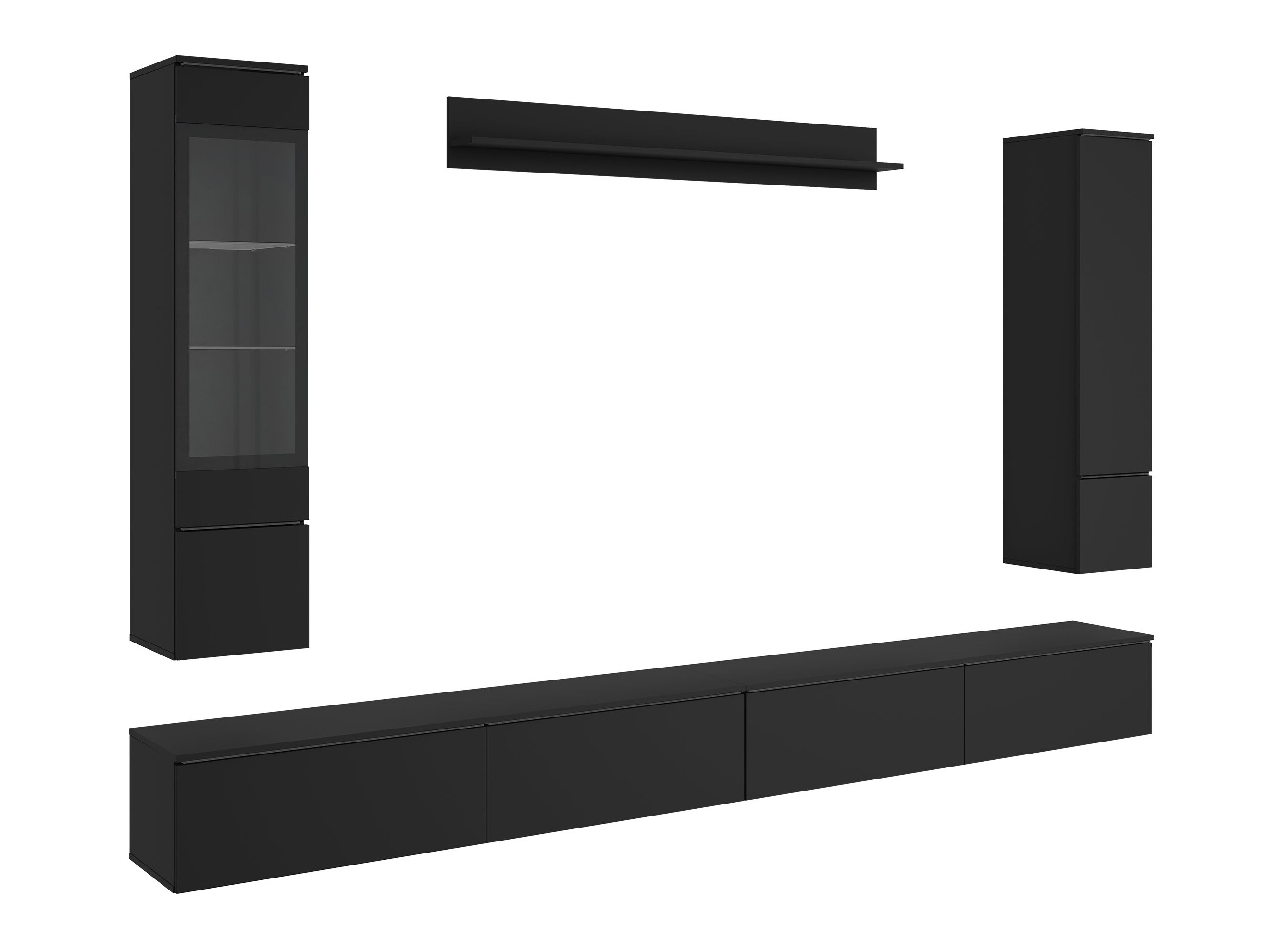 Stofusett Mirfivo 110 (Svartur)