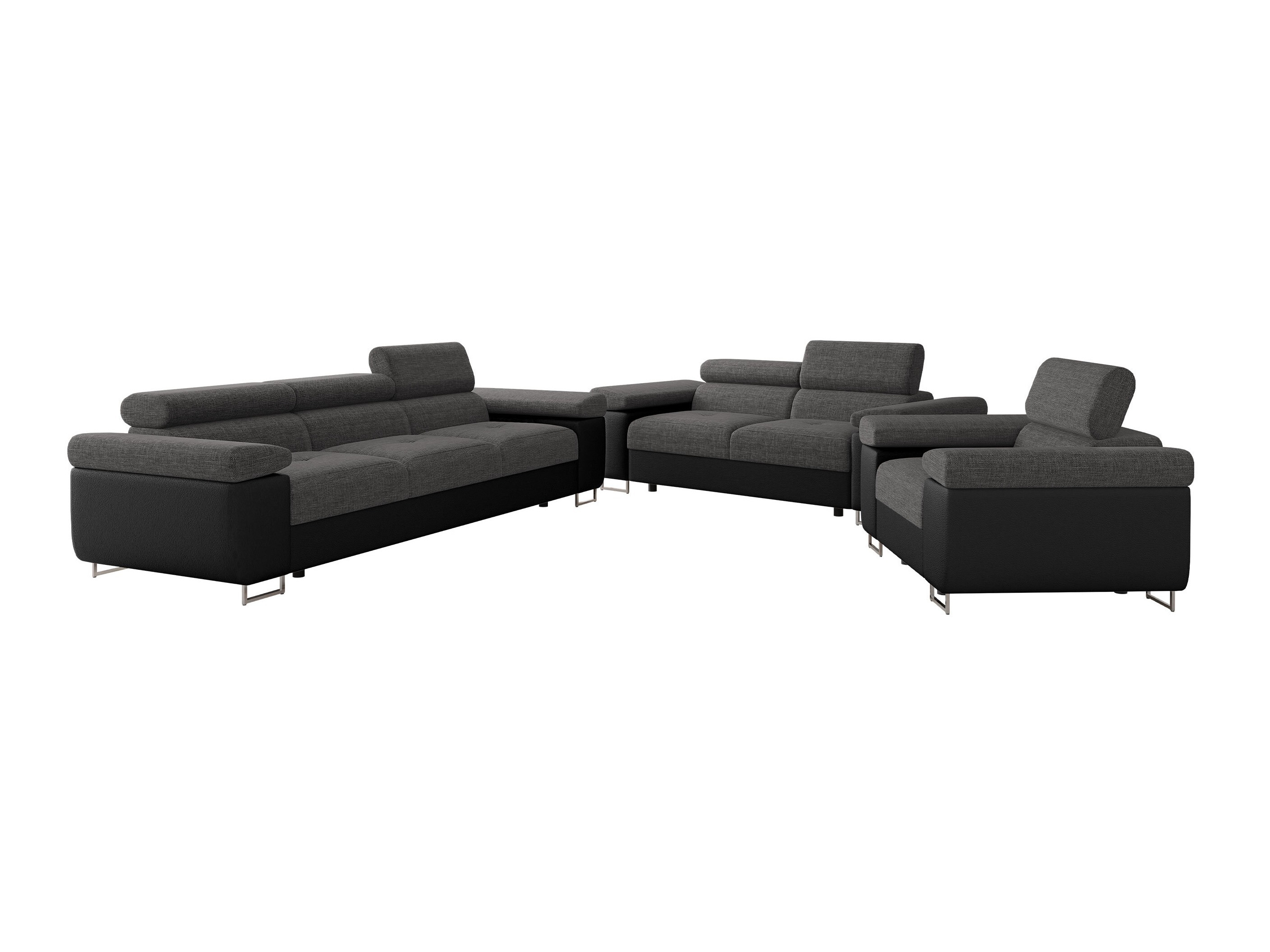 Bólstrað húsganasett Comfivo Vinetum (Soft 011 + Lux 06)