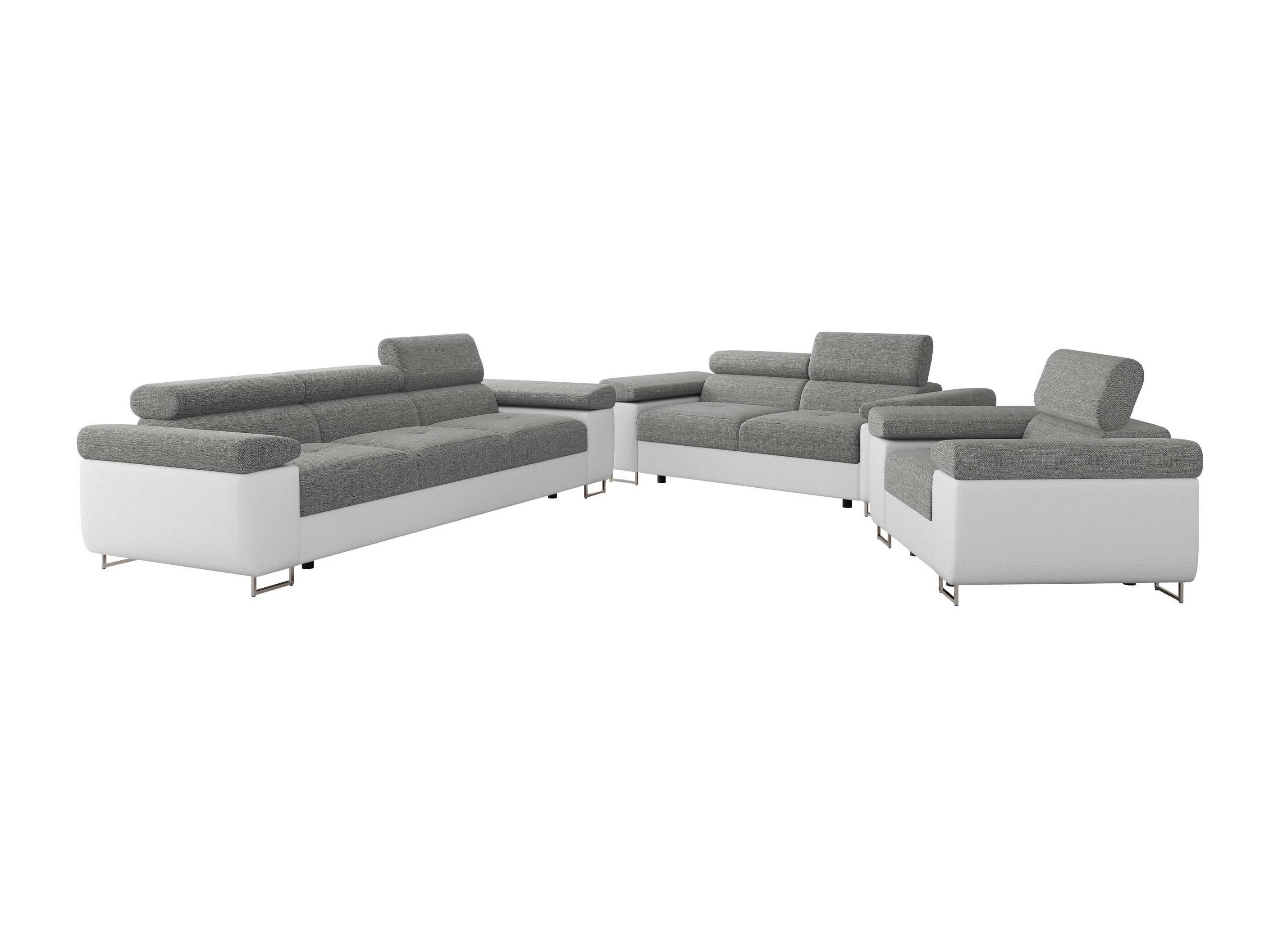 Bólstrað húsganasett Comfivo Vinetum (Soft 017 + Lux 05)
