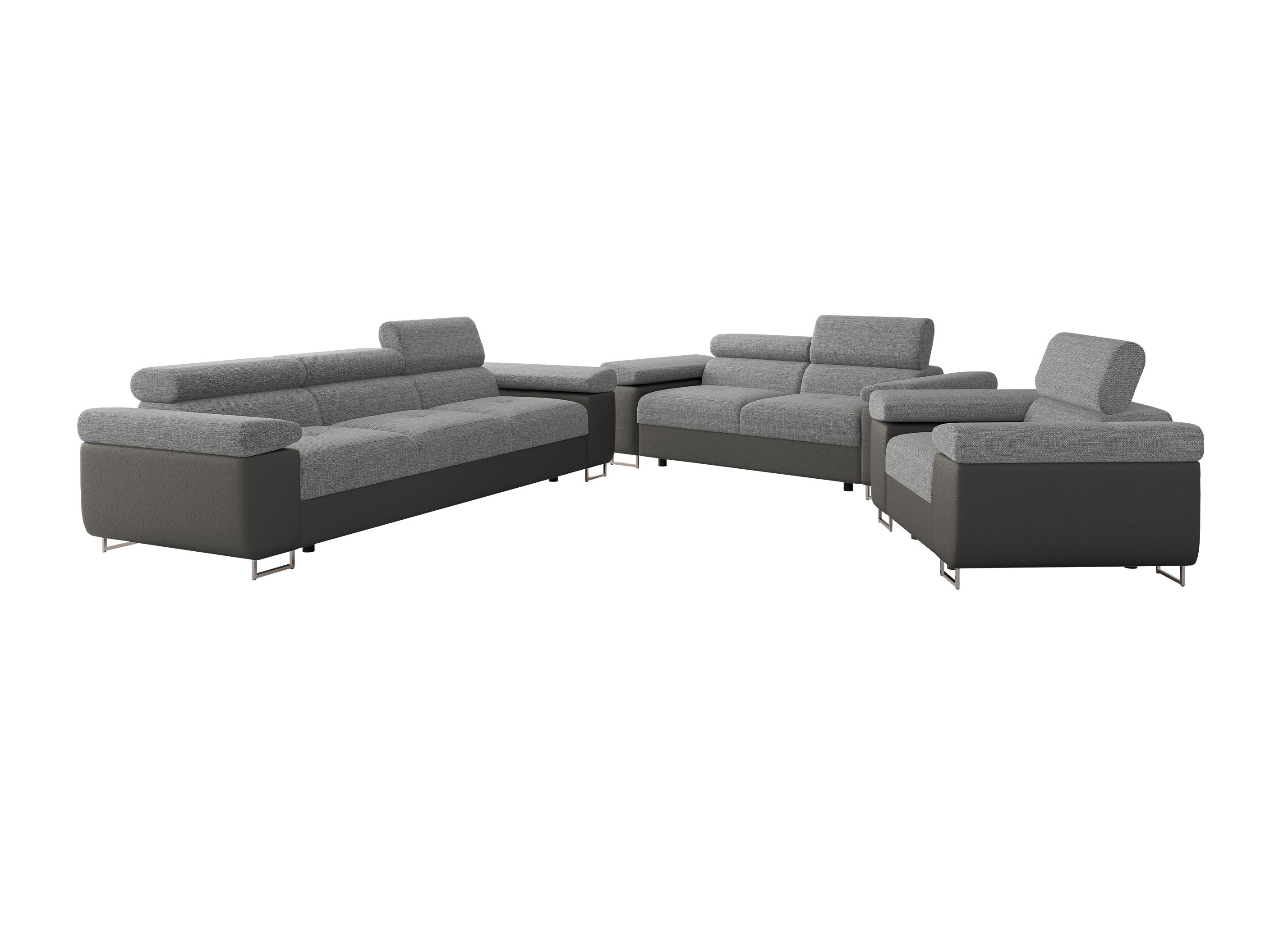 Bólstrað húsganasett Comfivo Vinetum (Soft 029 + Lux 05)