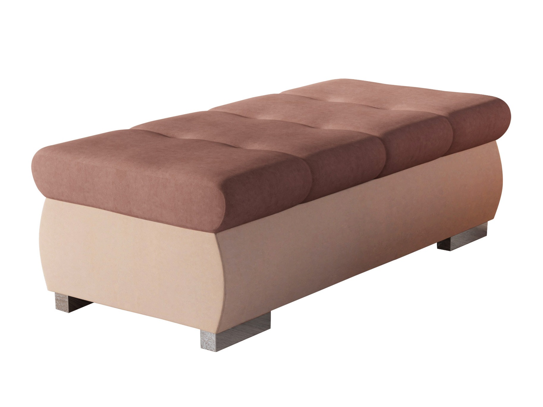 Bólstraður bekkur Comfivo Nitor I (Uttario Velvet 2956 + Uttario Velvet 2955)
