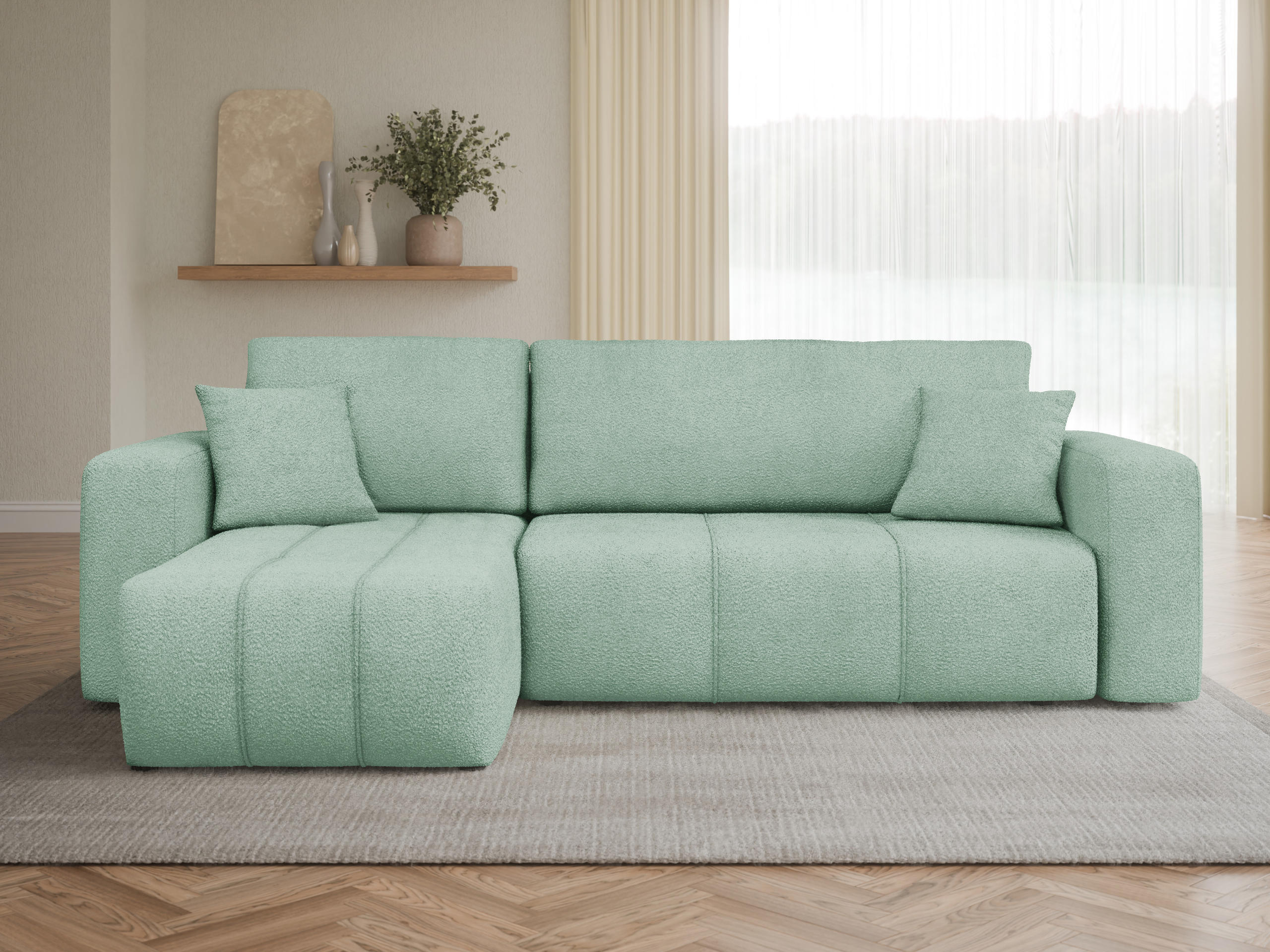 Horn­sófi Comfivo Laurus (Coral 55)