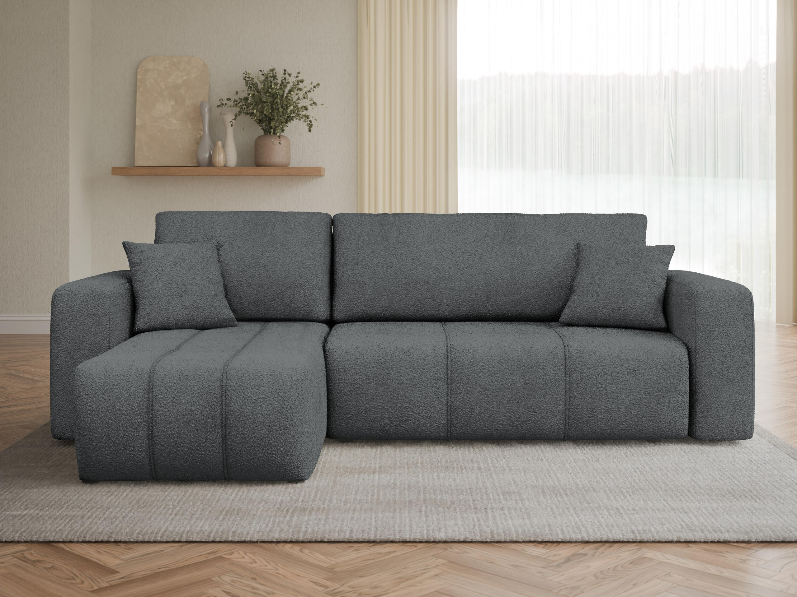 Horn­sófi Comfivo Laurus (Coral 80)