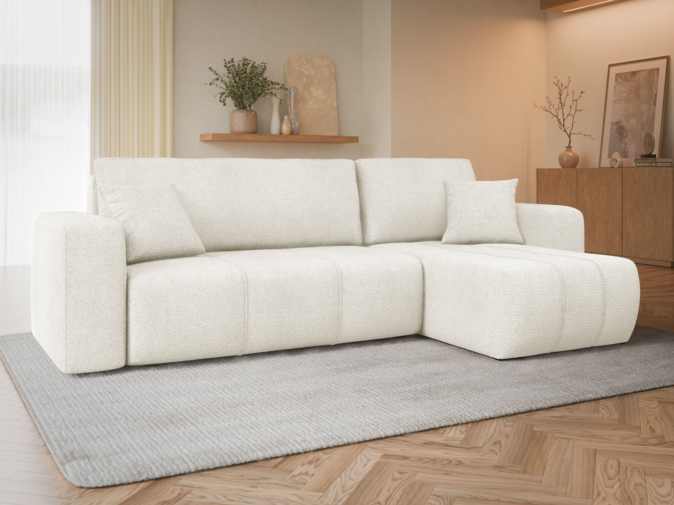 Horn­sófi Comfivo Laurus (Coral 15)