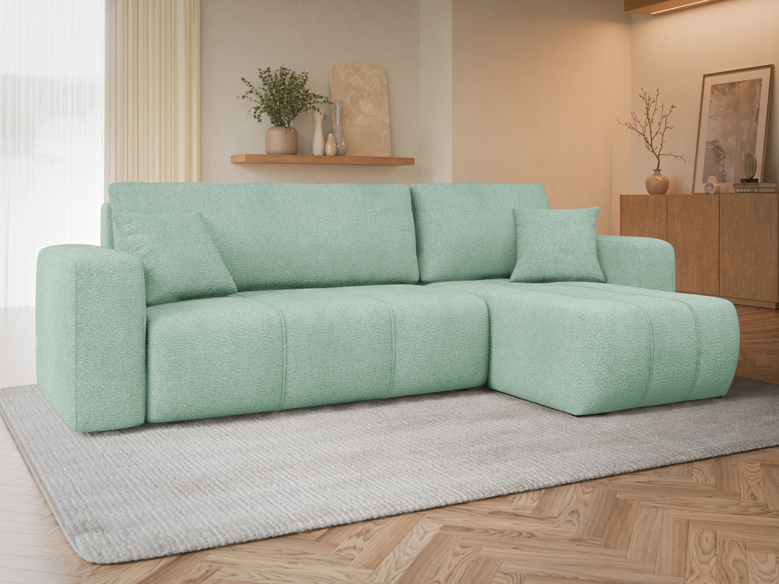 Horn­sófi Comfivo Laurus (Coral 55)