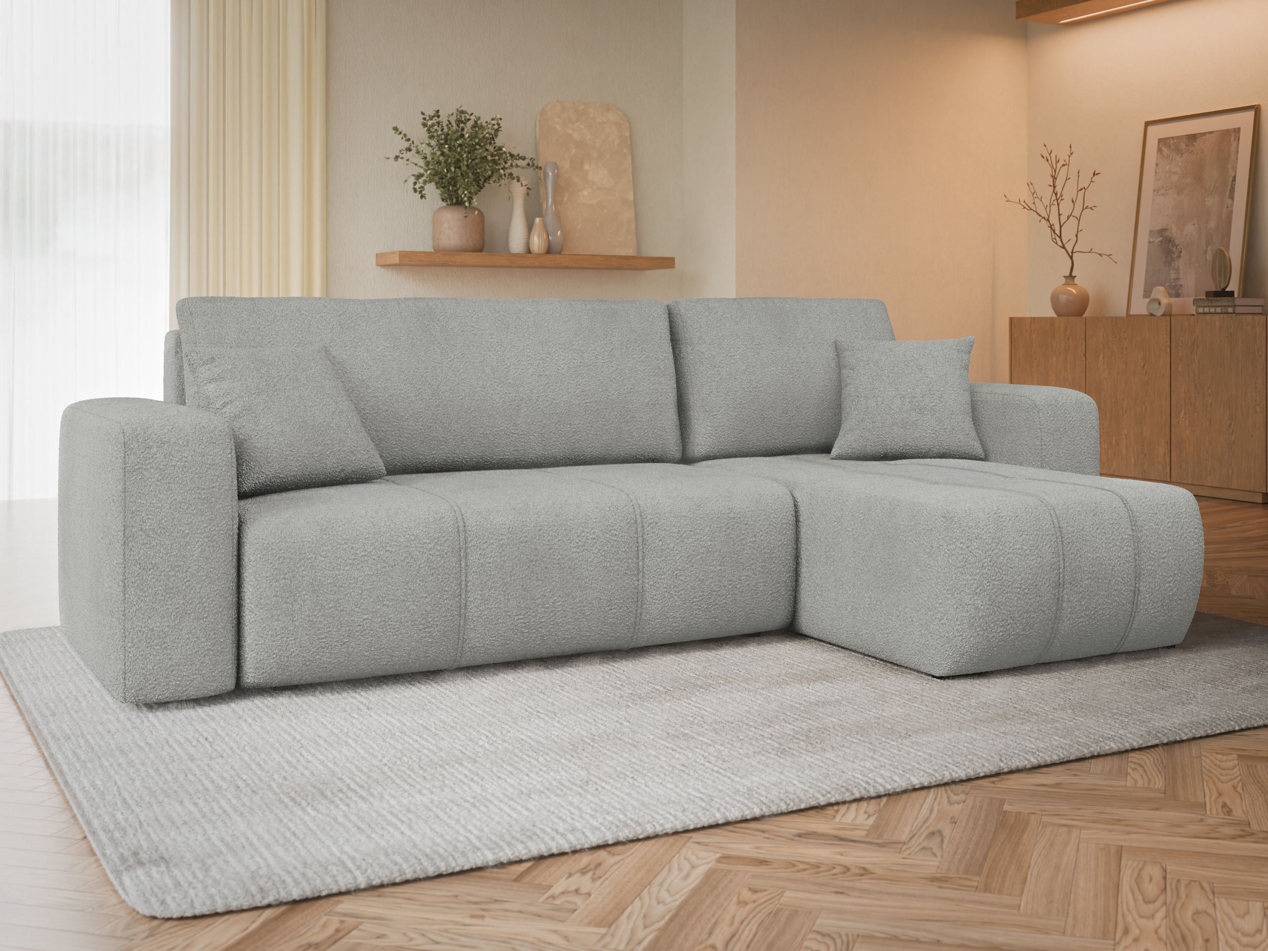 Horn­sófi Comfivo Laurus (Coral 75)