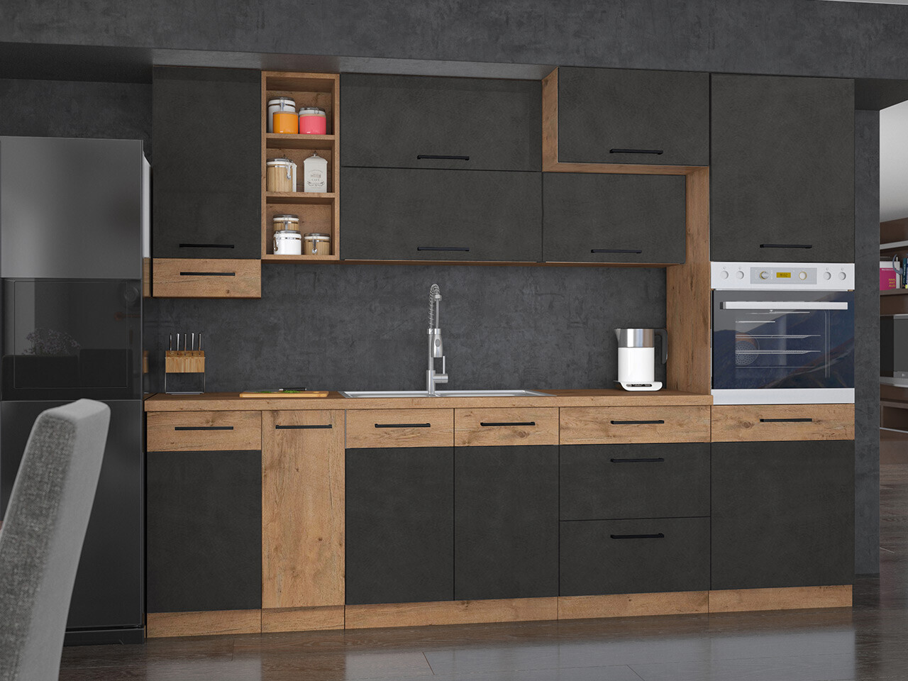 Borðplata Wood 101