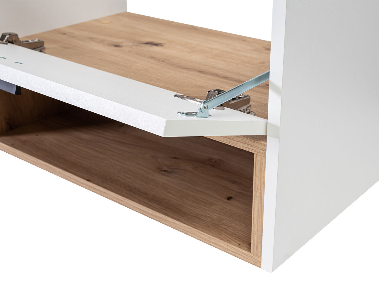 Baðherbergissett Velum I (Artisan-eik + Svartur)