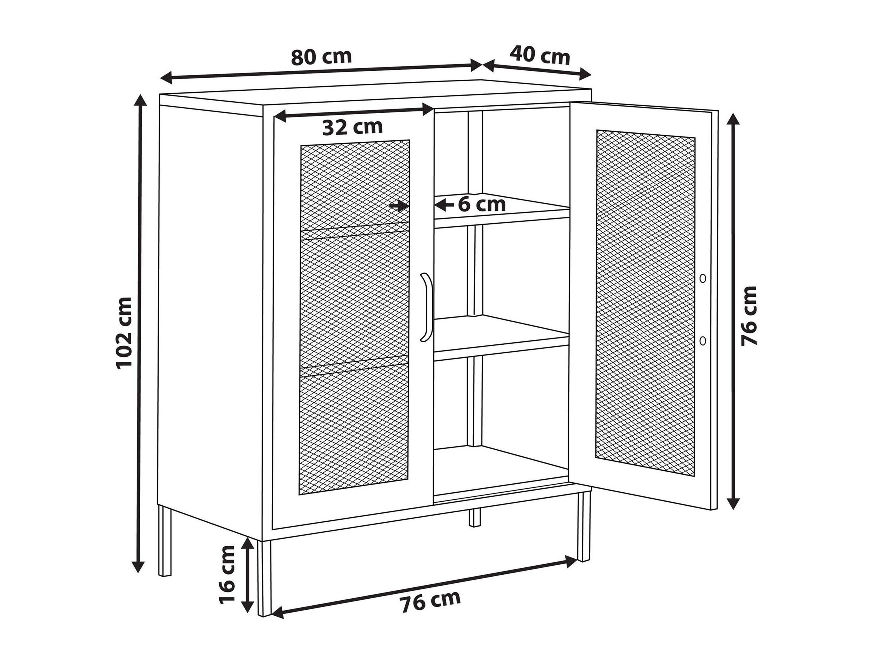 Skenkur Sovelu 103 (Beige)