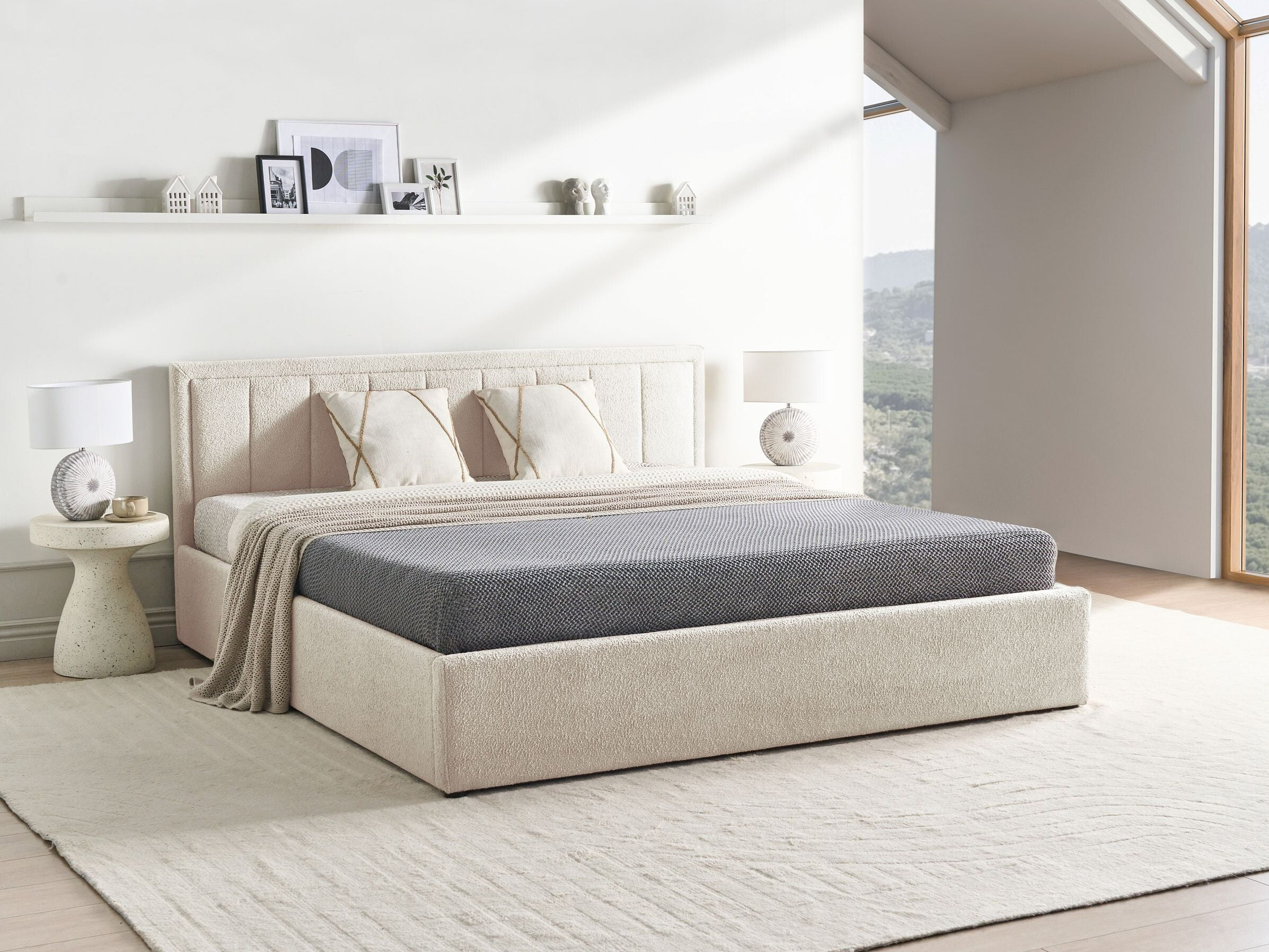Rúm Berwyn 2565 (Beige)