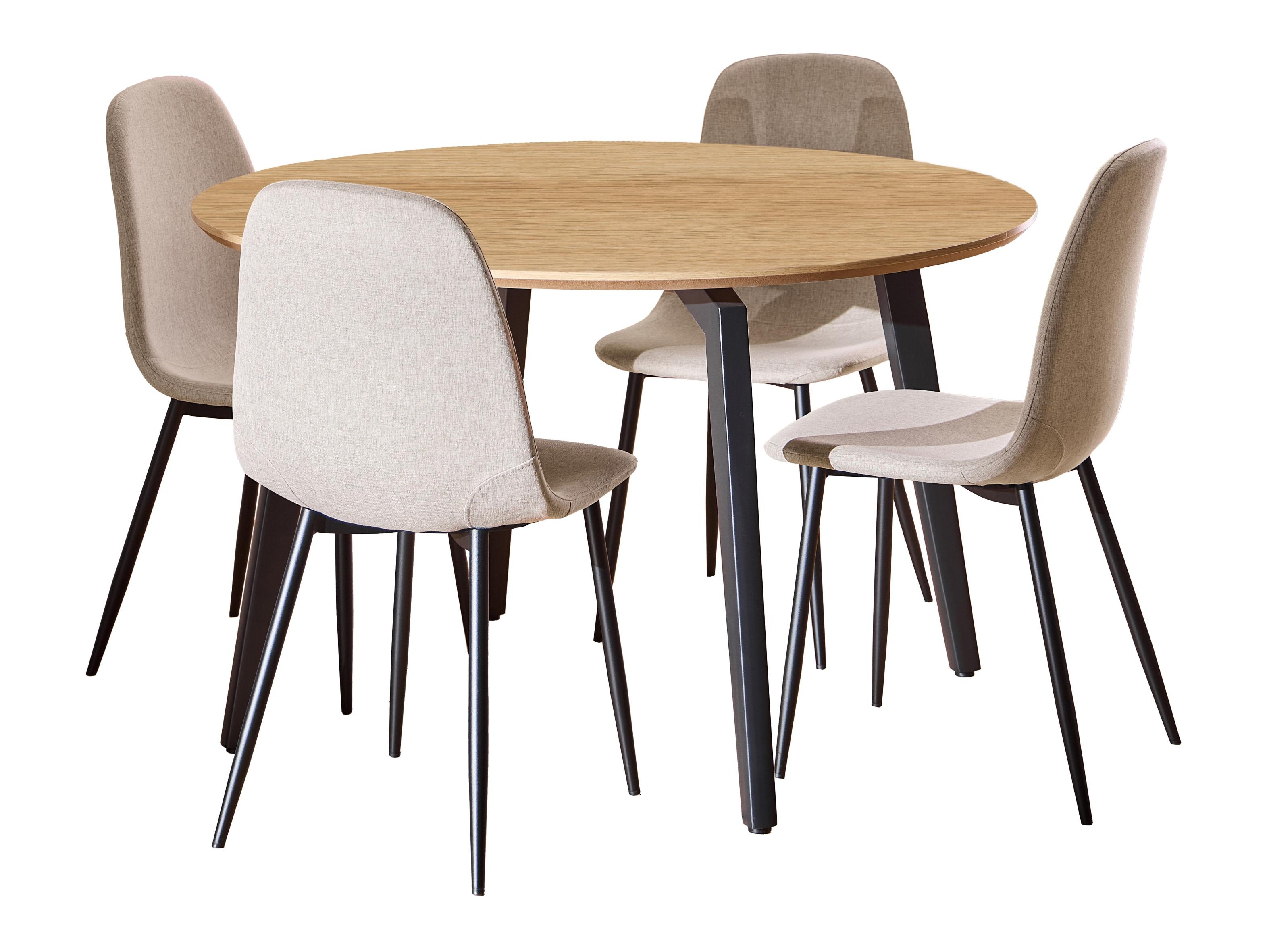 Borðstofusett Norsica 1008 (Beige)