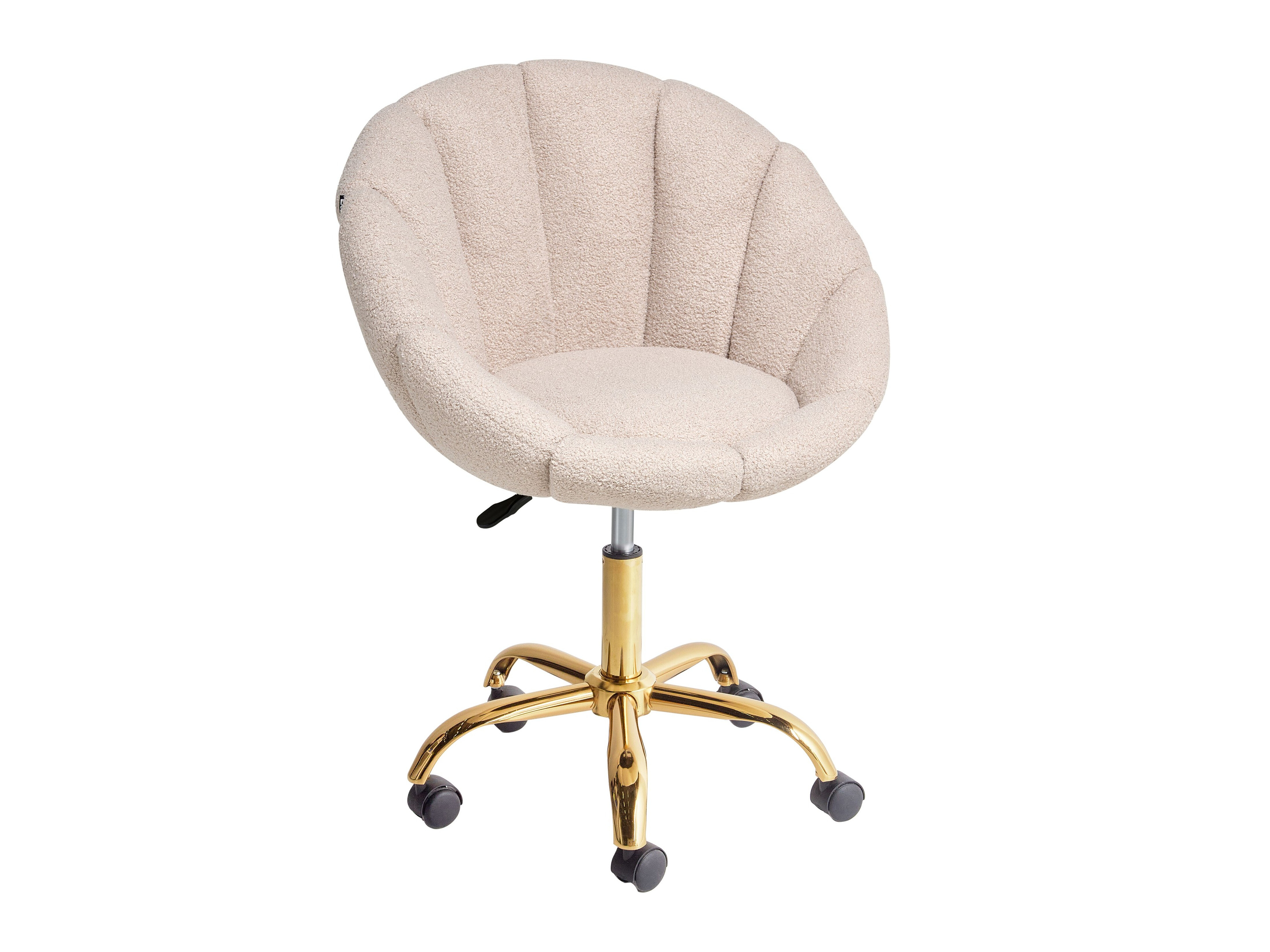 Skrifstofustóll Berwyn 3384 (Beige + Gylltur)
