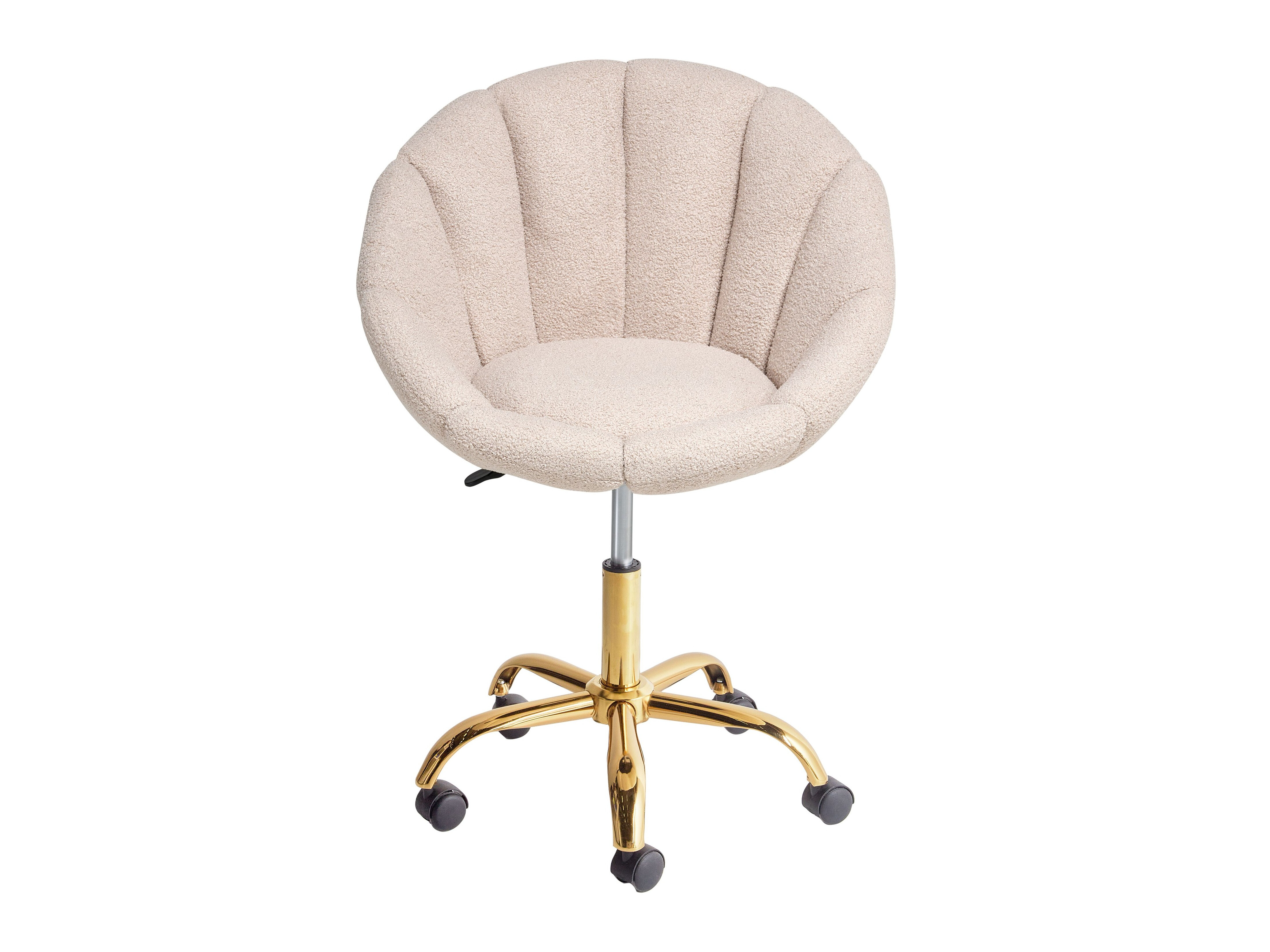 Skrifstofustóll Berwyn 3384 (Beige + Gylltur)