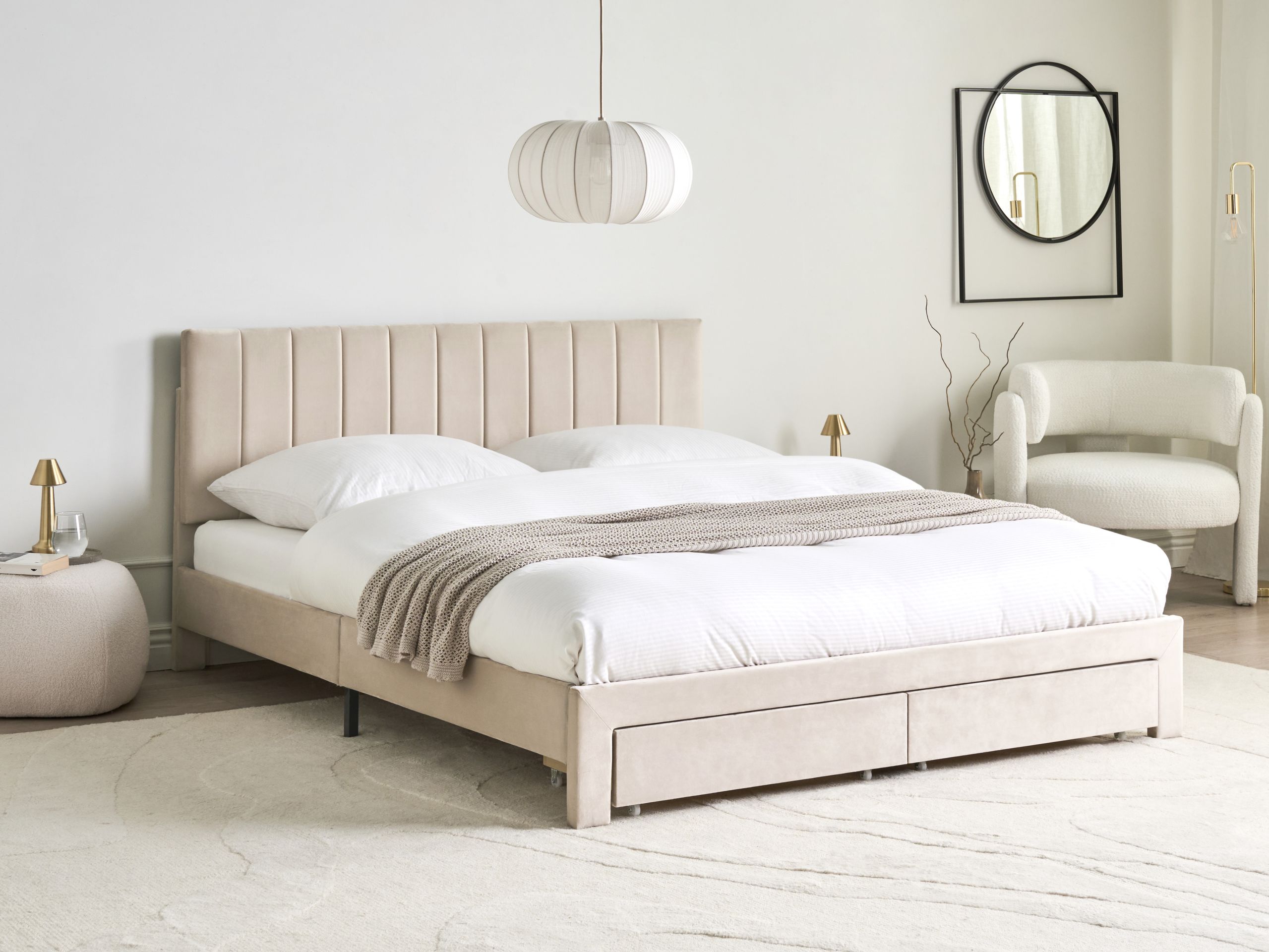 Rúm Berwyn 3442 (Beige)