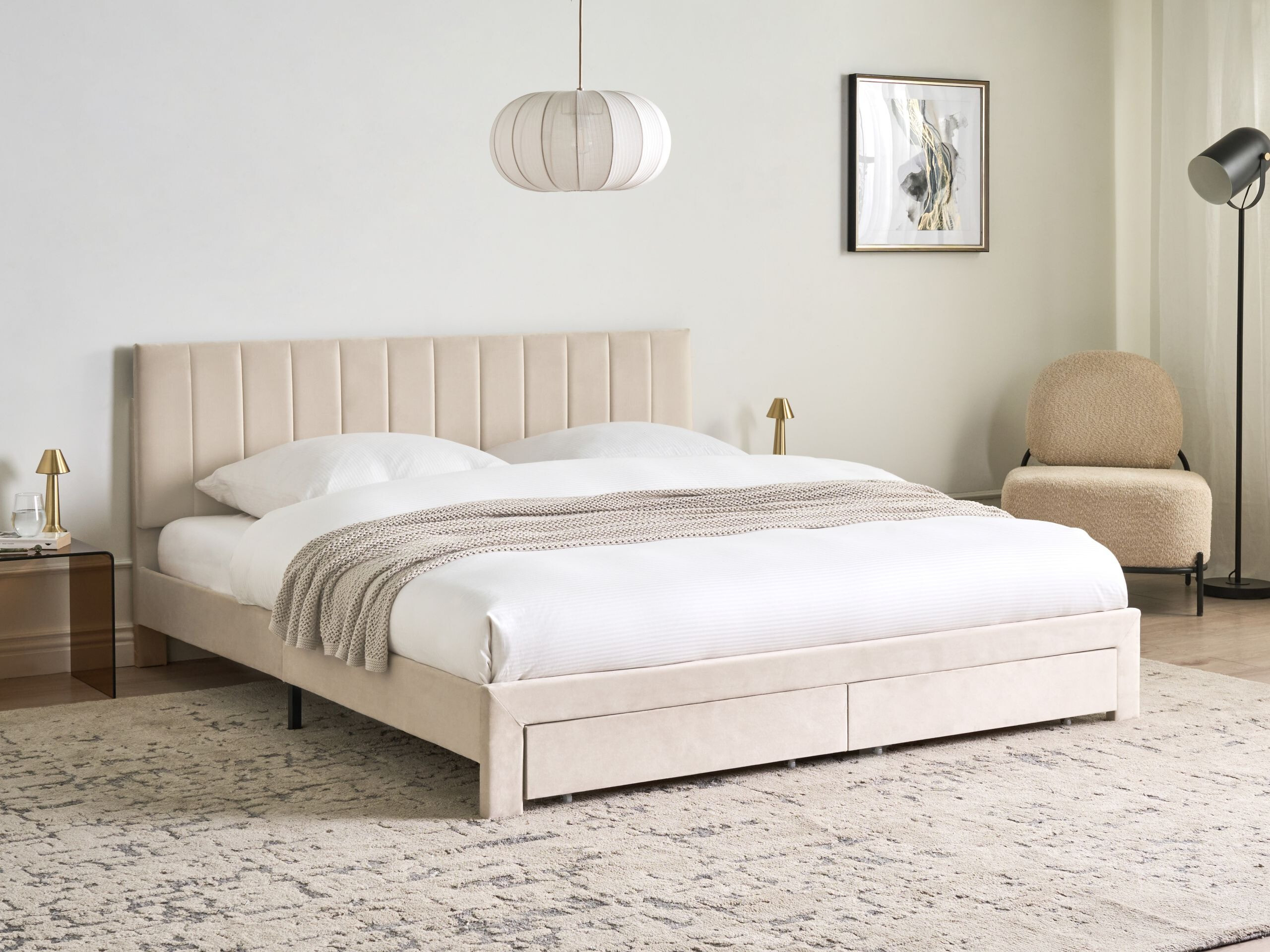 Rúm Berwyn 3442 (Beige)