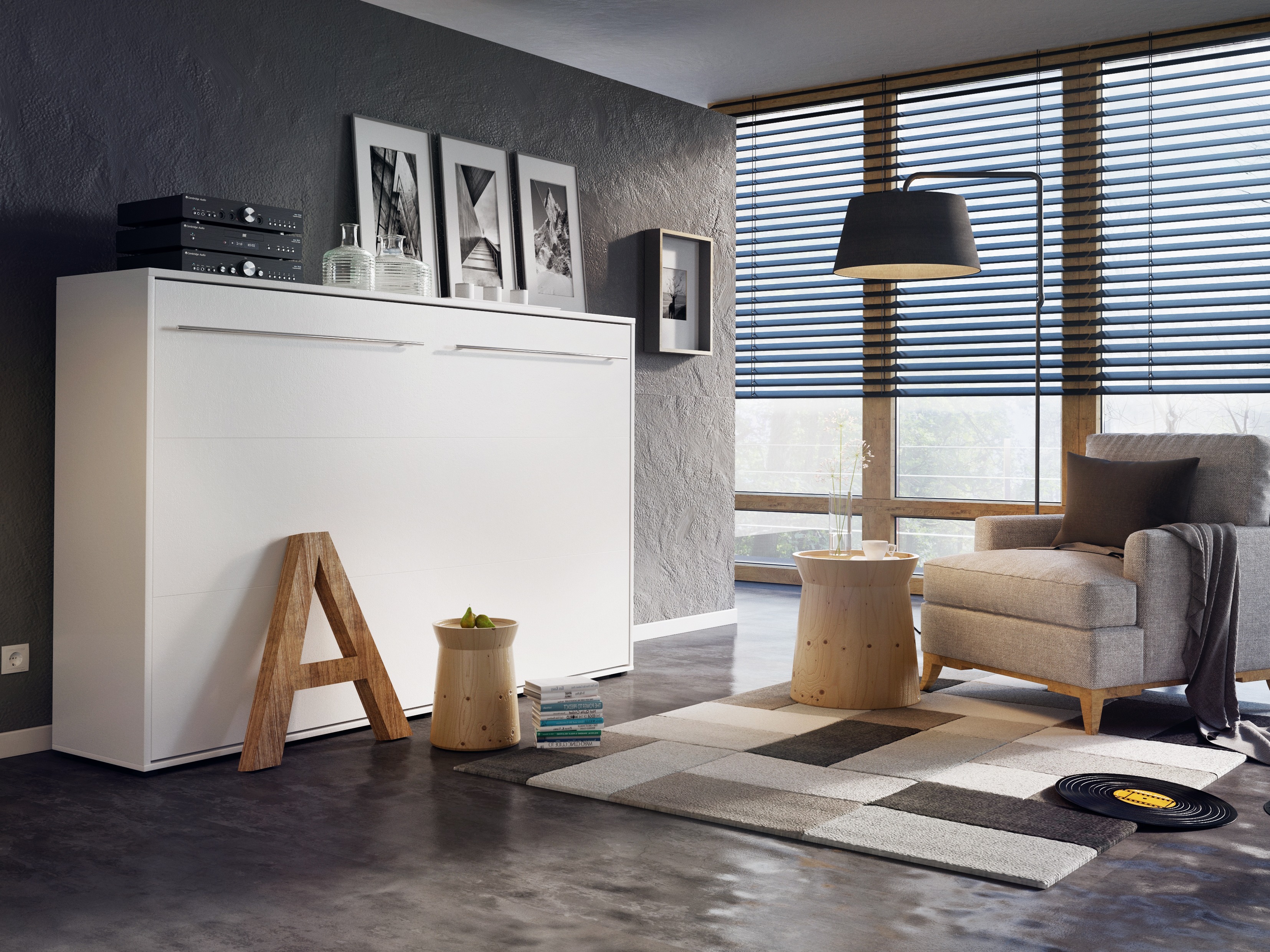 Veggrúm Concept Pro Lenart IV (Hvítur)