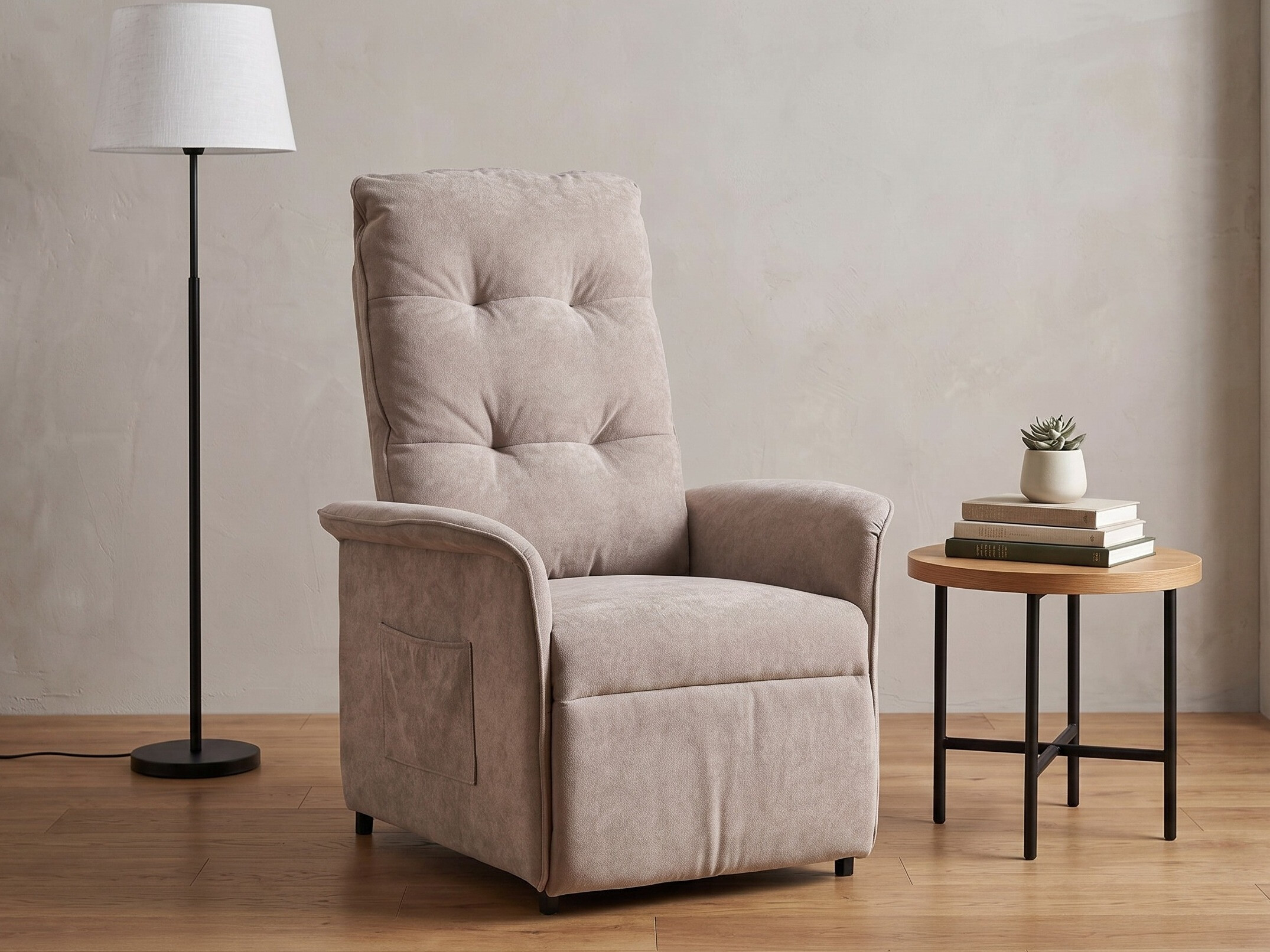 Stillanlegur hægindastóll Houston 2171 (Beige)