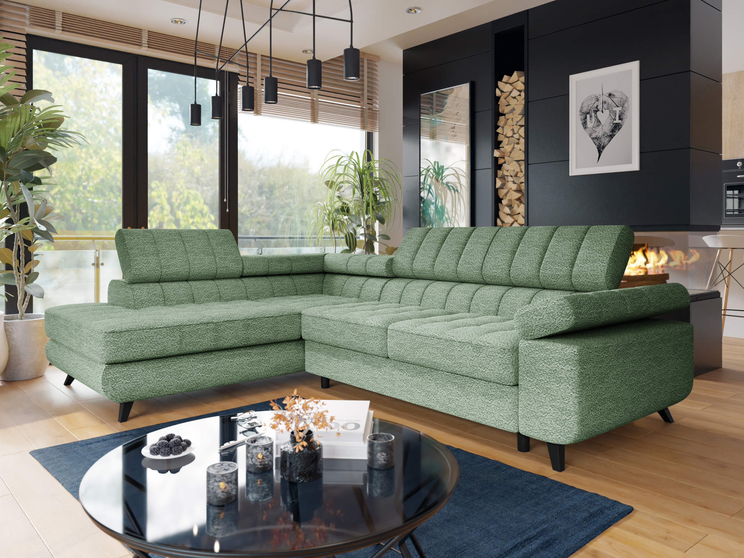 Horn­sófi Comfivo Agnus (Boucle Abriamo 10)