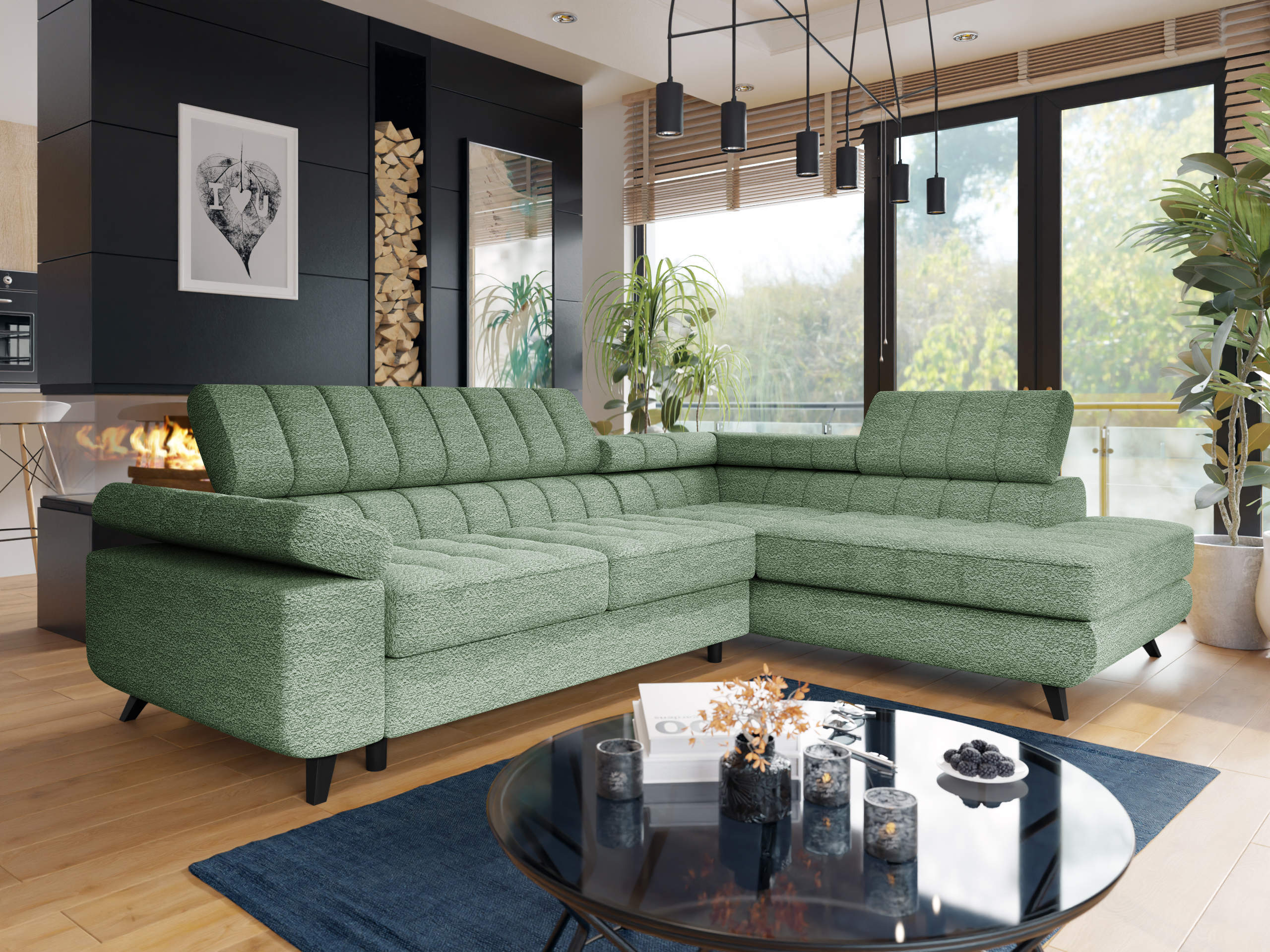 Horn­sófi Comfivo Agnus (Boucle Abriamo 10)