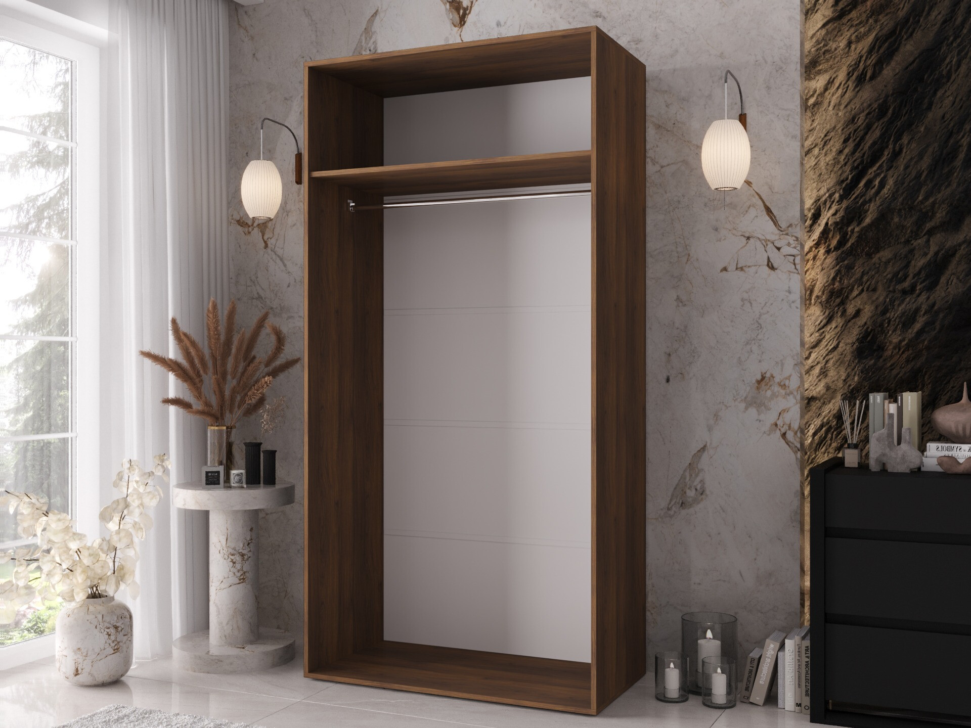 Fataskápur Hartford 639 (Valhneta)