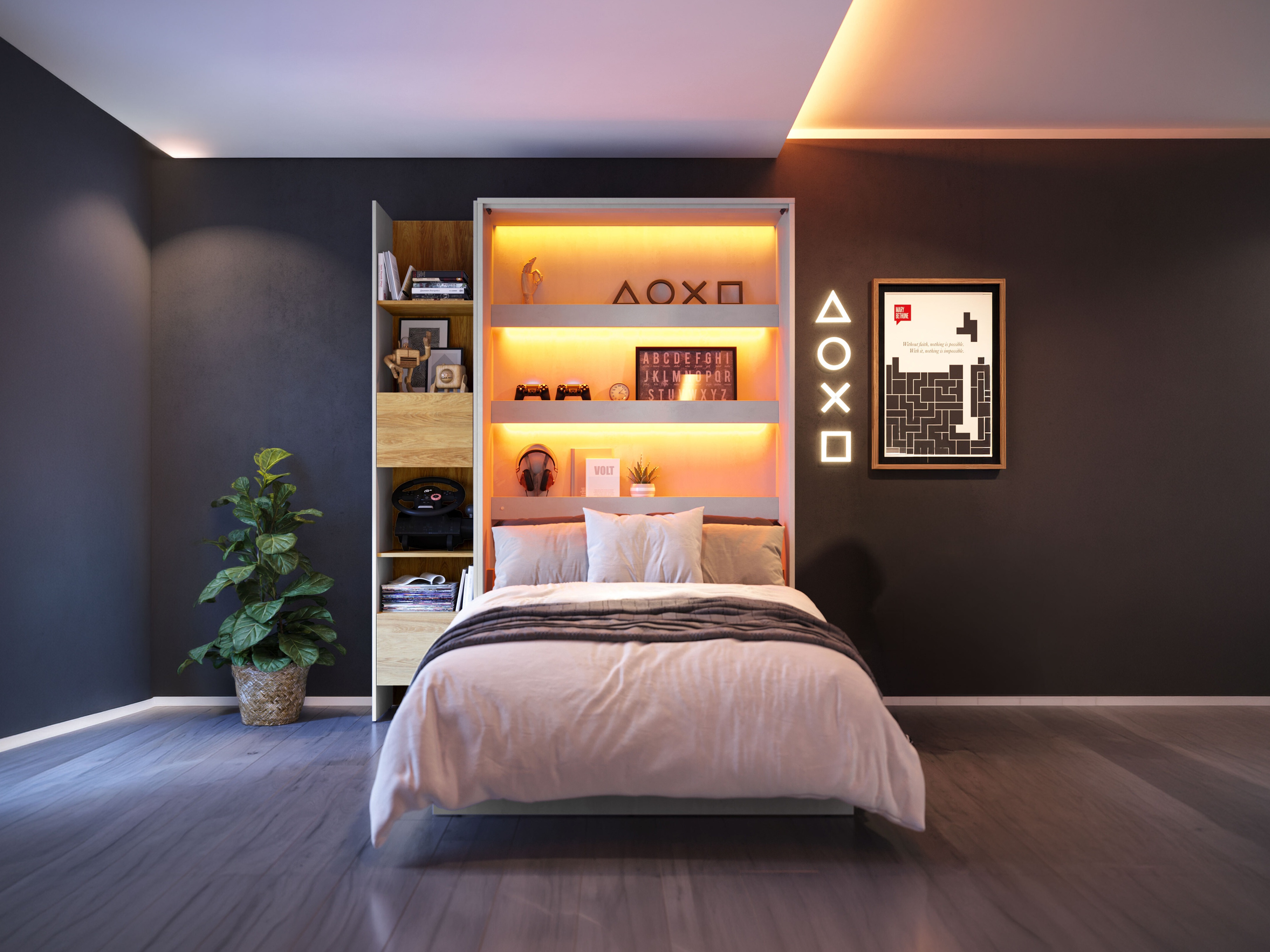 Veggrúm Concept Lenart I (90 x 200 cm)