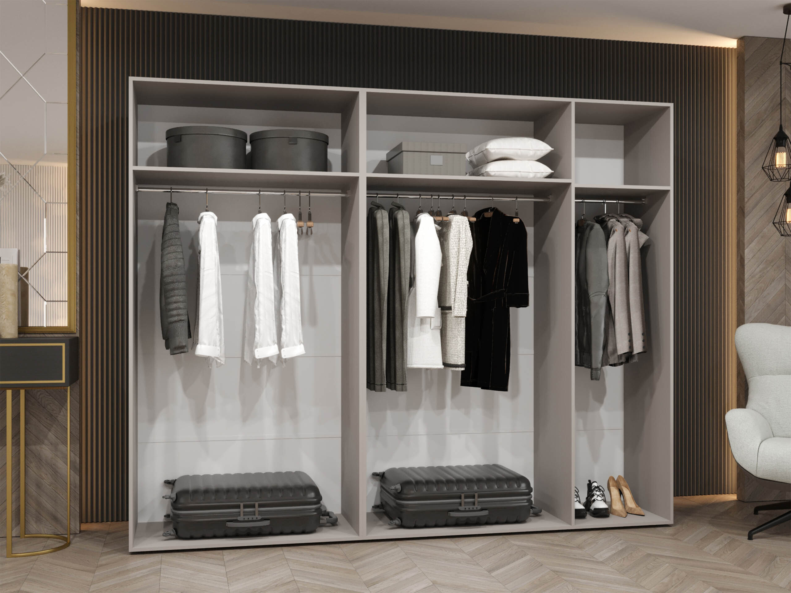 Fataskápur Hartford 606 (Valhneta)