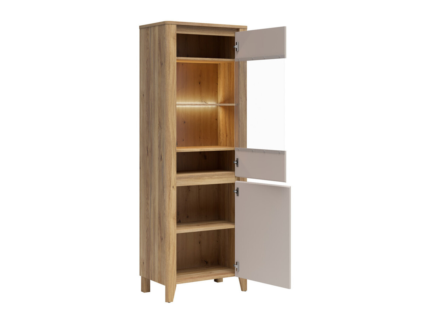 Stofusett Talduno 108 (Ljós eik + Kasmír)