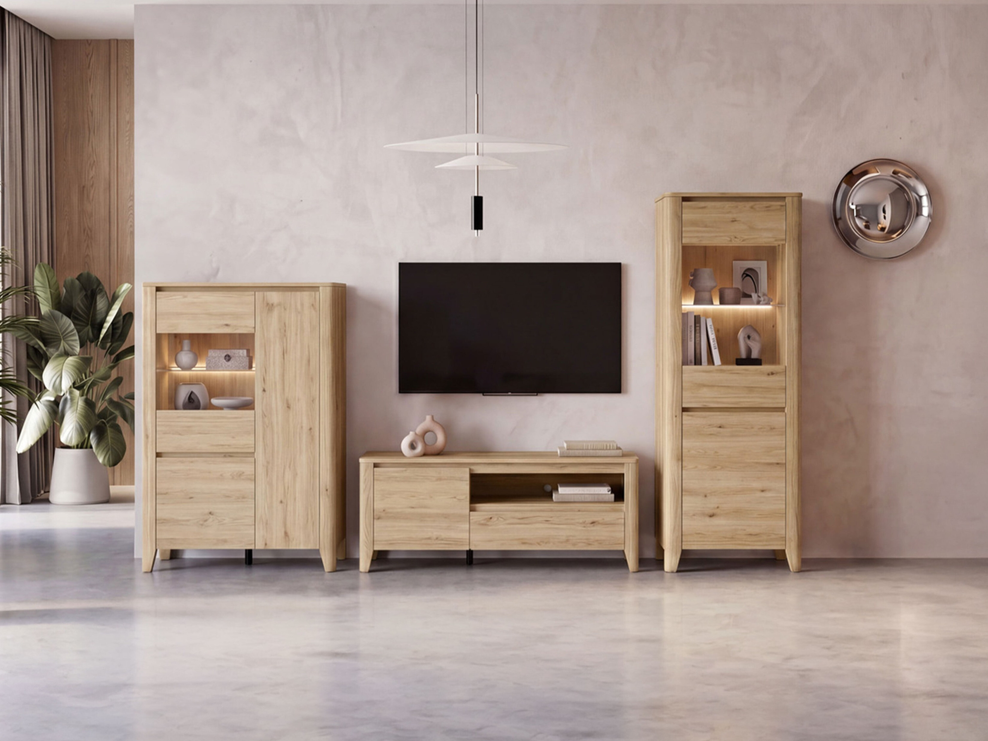 Stofusett Talduno 108 (Ljós eik)