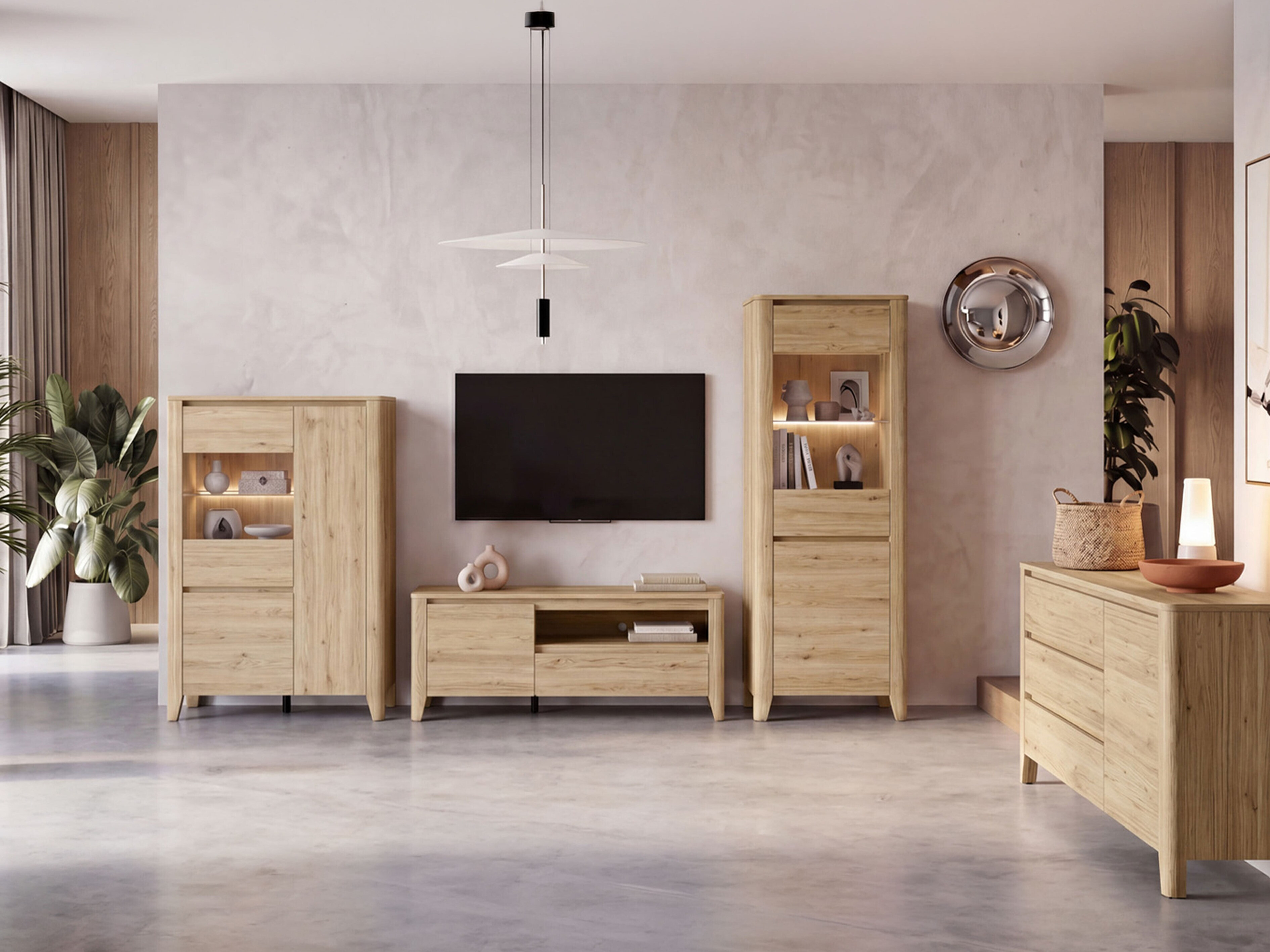 Stofusett Talduno 108 (Ljós eik)