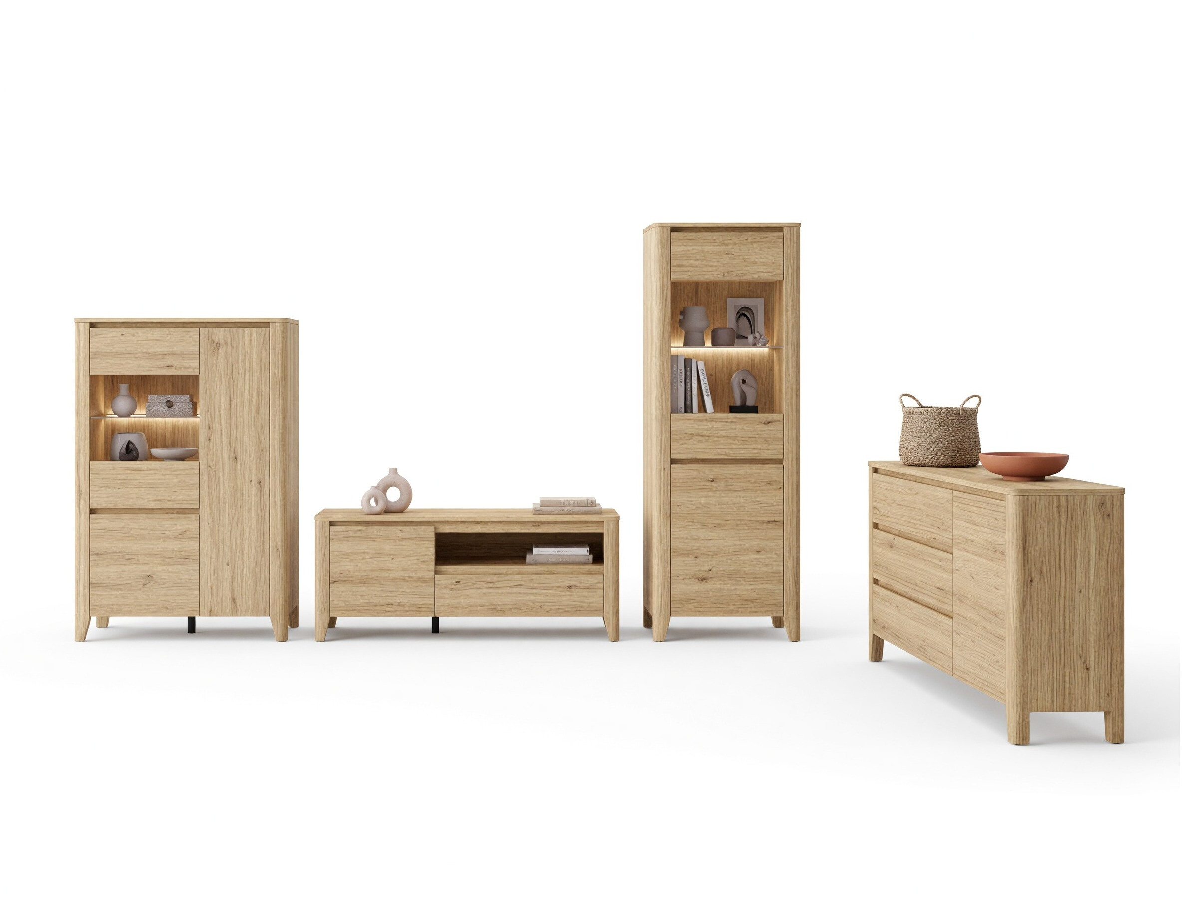 Stofusett Talduno 108 (Ljós eik)