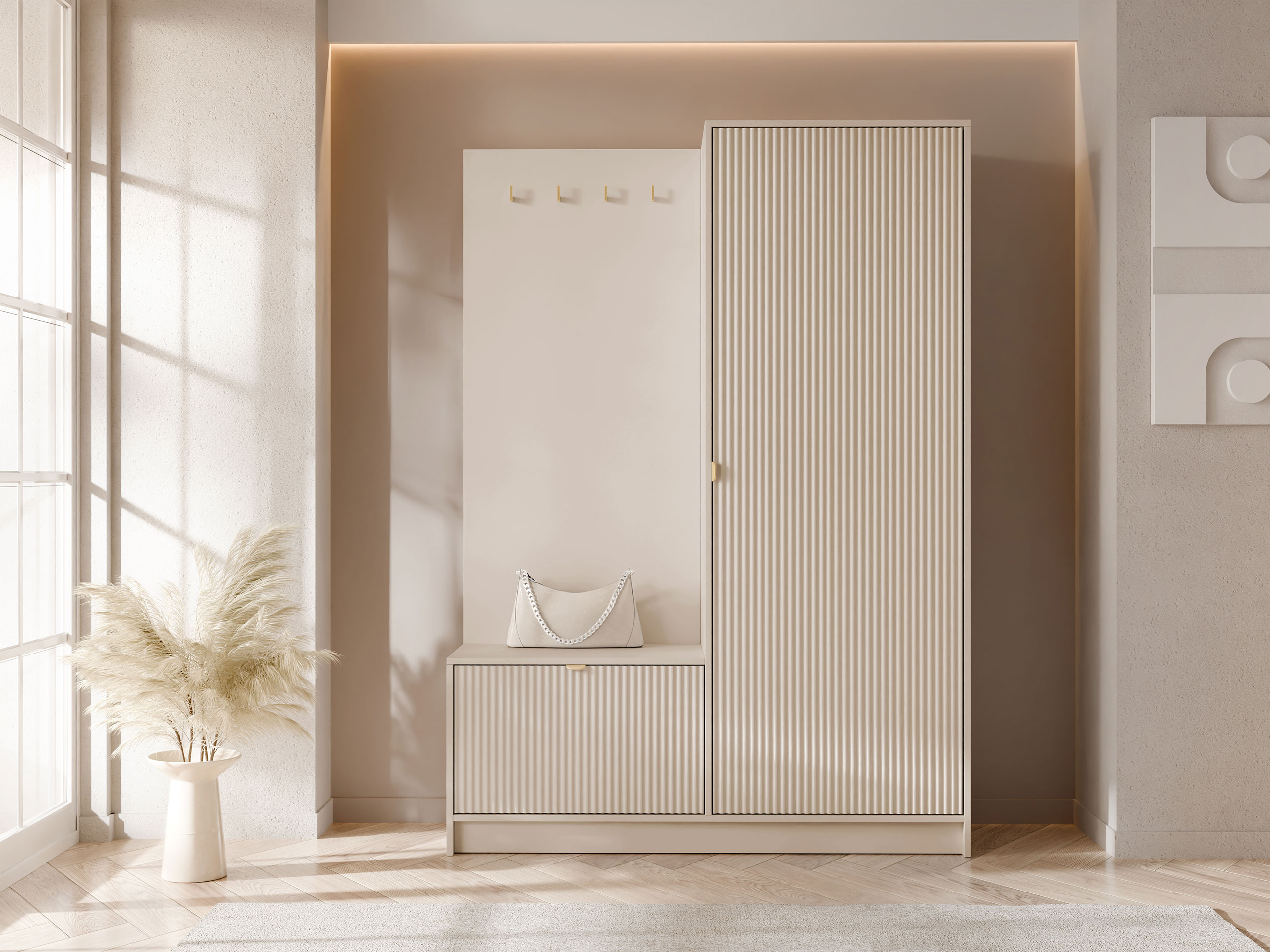 Forstofusett Comfivo Papilio (Beige)