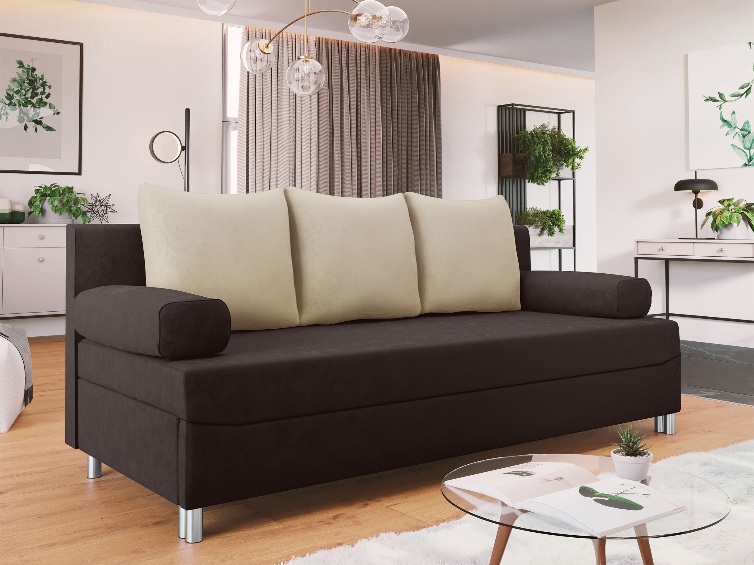 Svefnsófi Comfivo Artes (Alova 68 + Alova 07)