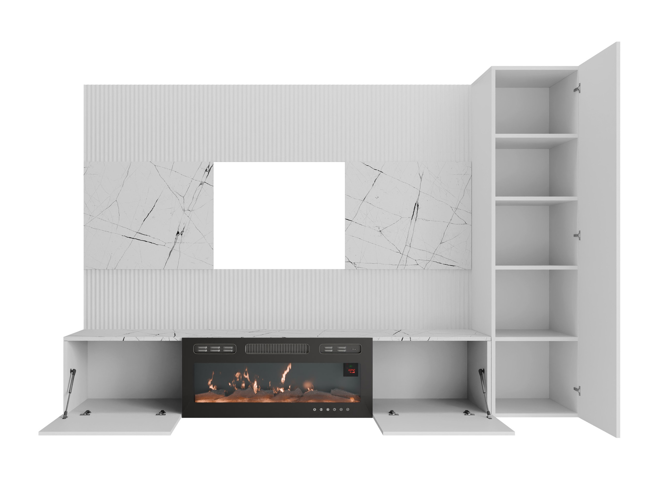 Stofusett Comfivo Salix IX (Beige + Cremona eik)