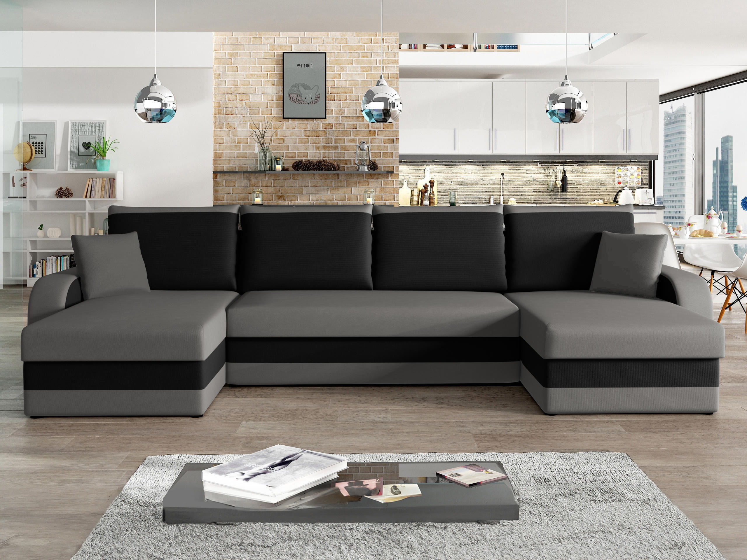 Horn­sófi Comfivo Melissa IV (Alova 36 + Alova 04)